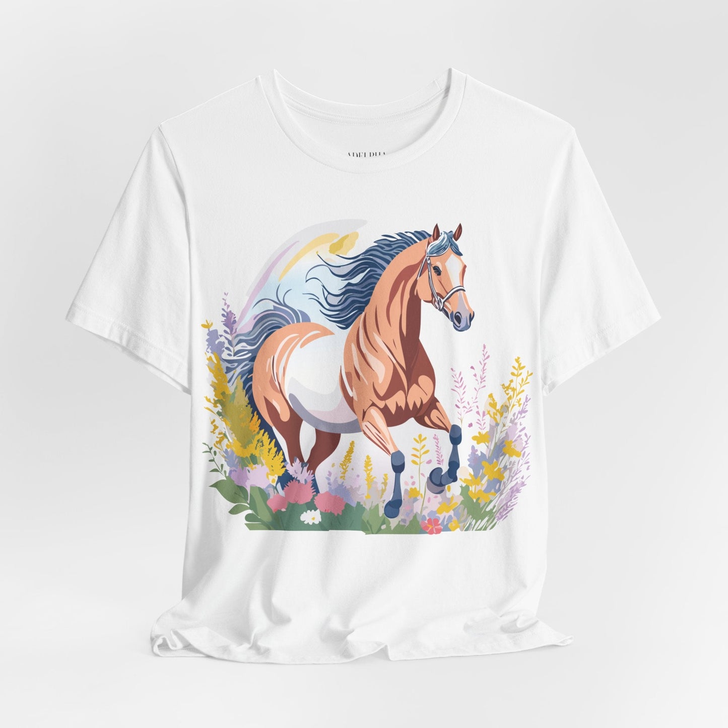 Horse Graphic Unisex 100 Cotton Vintage Animal Art T-Shirt 5
