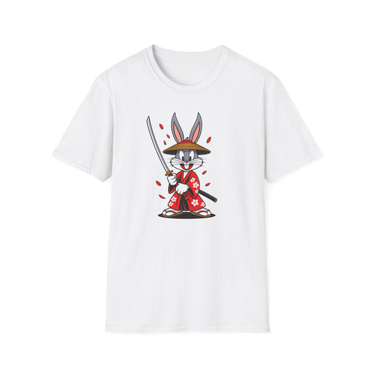 Cartoon Bunny Graphic Unisex Cotton Animal Animation Artwork Design Tee 33