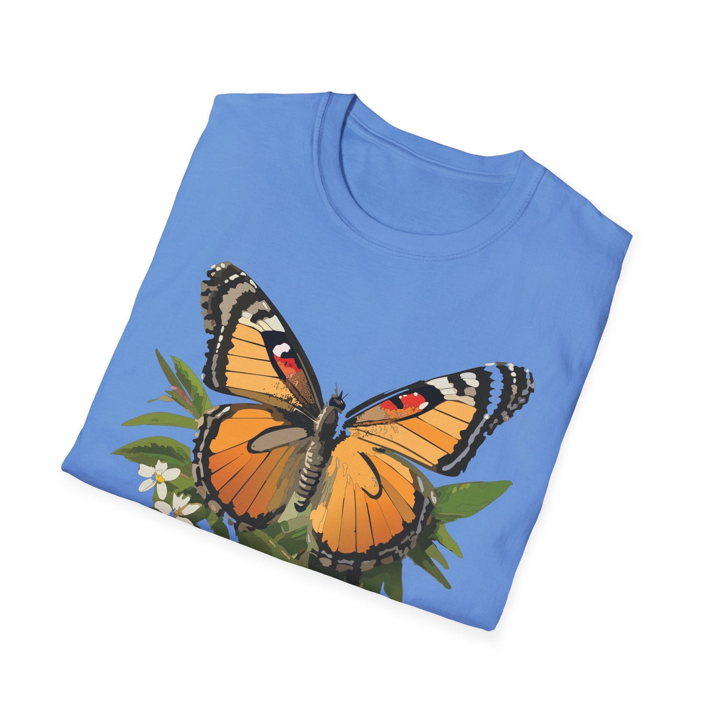 Monarch Butterfly Shirt Unisex Softstyle Tee 100 Percent Ring Spun Cotton Gildan 64000
