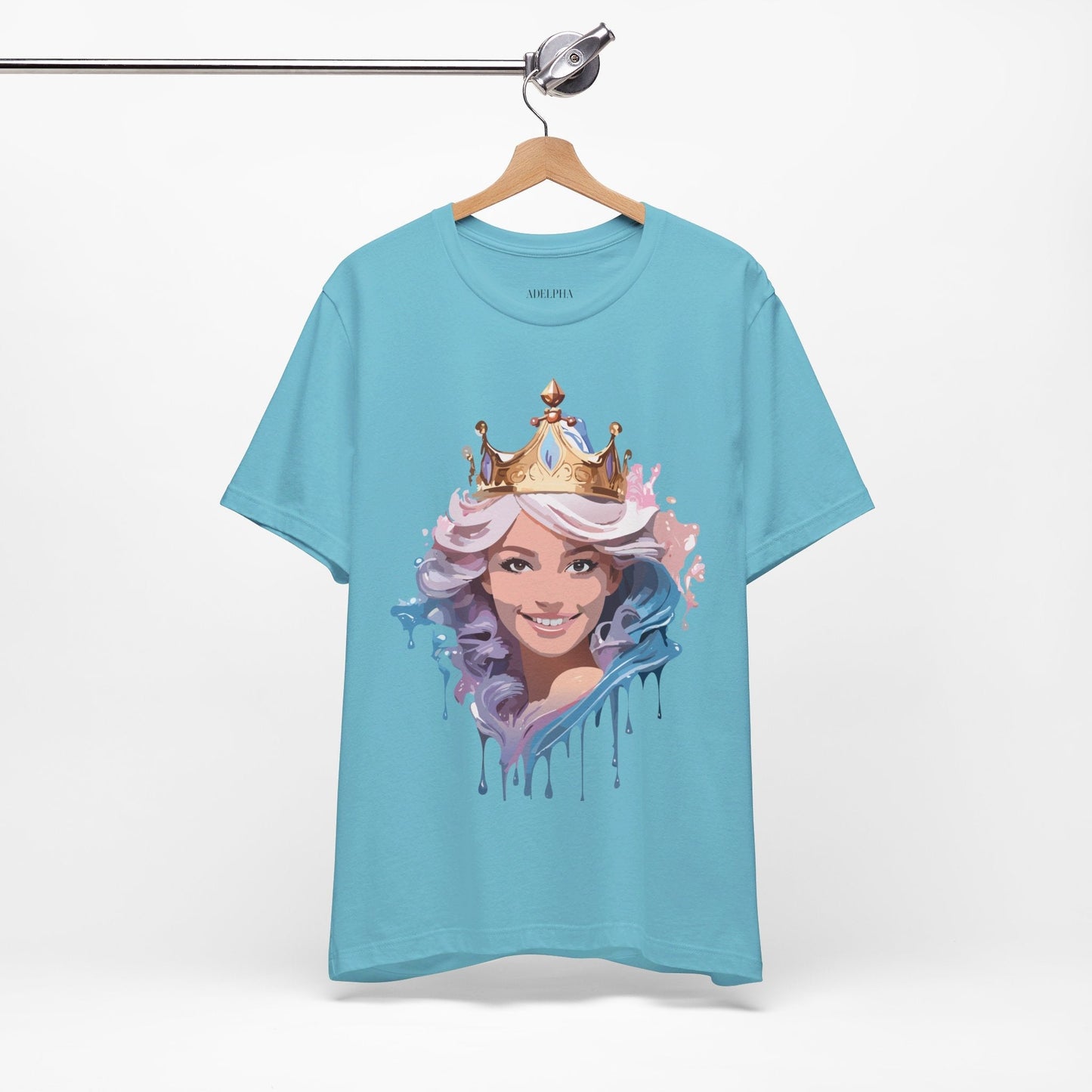 Queen Graphic Tee From Adelpha Vintage Inspired Art Design Unisex Jersey Short Sleeve