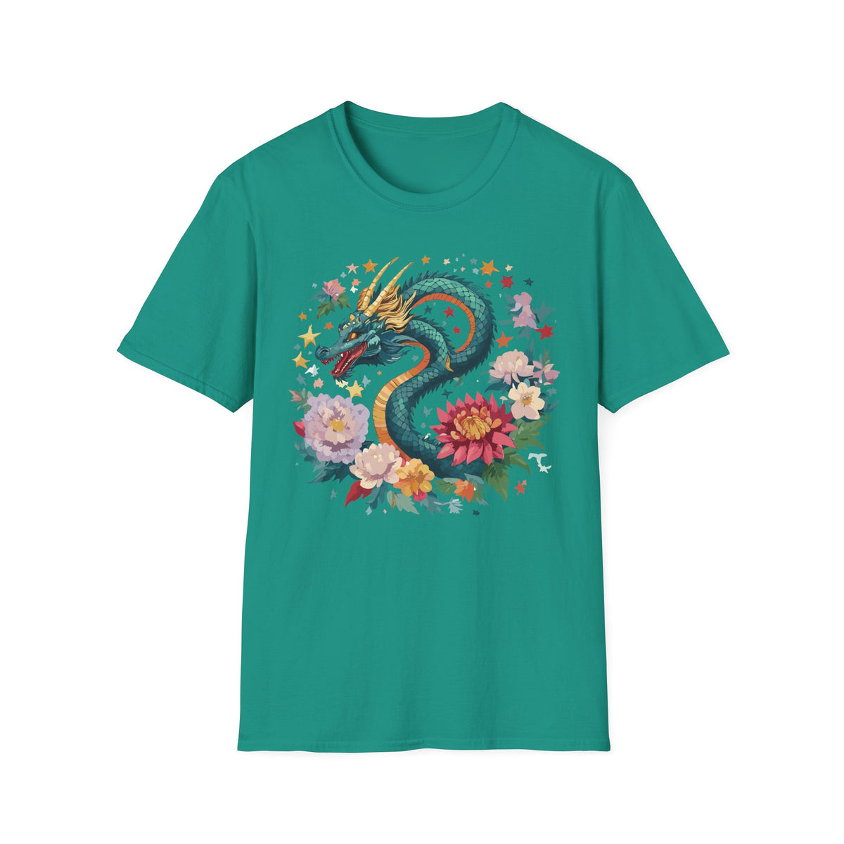 Dragon Graphic Tee Gildan Unisex 100 Cotton Tee Shirt with Animal a39