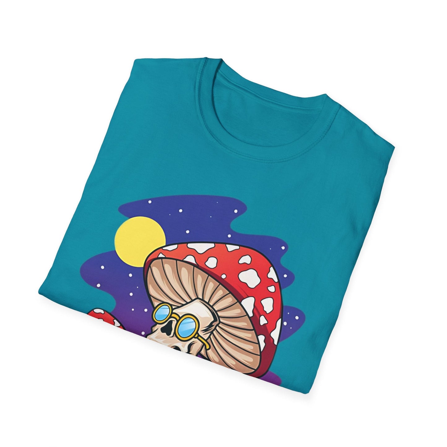 Mashroom Mushroom Tee Shirt Unisex Funny Fungus Design Softstyle 64000 Cotton Tee