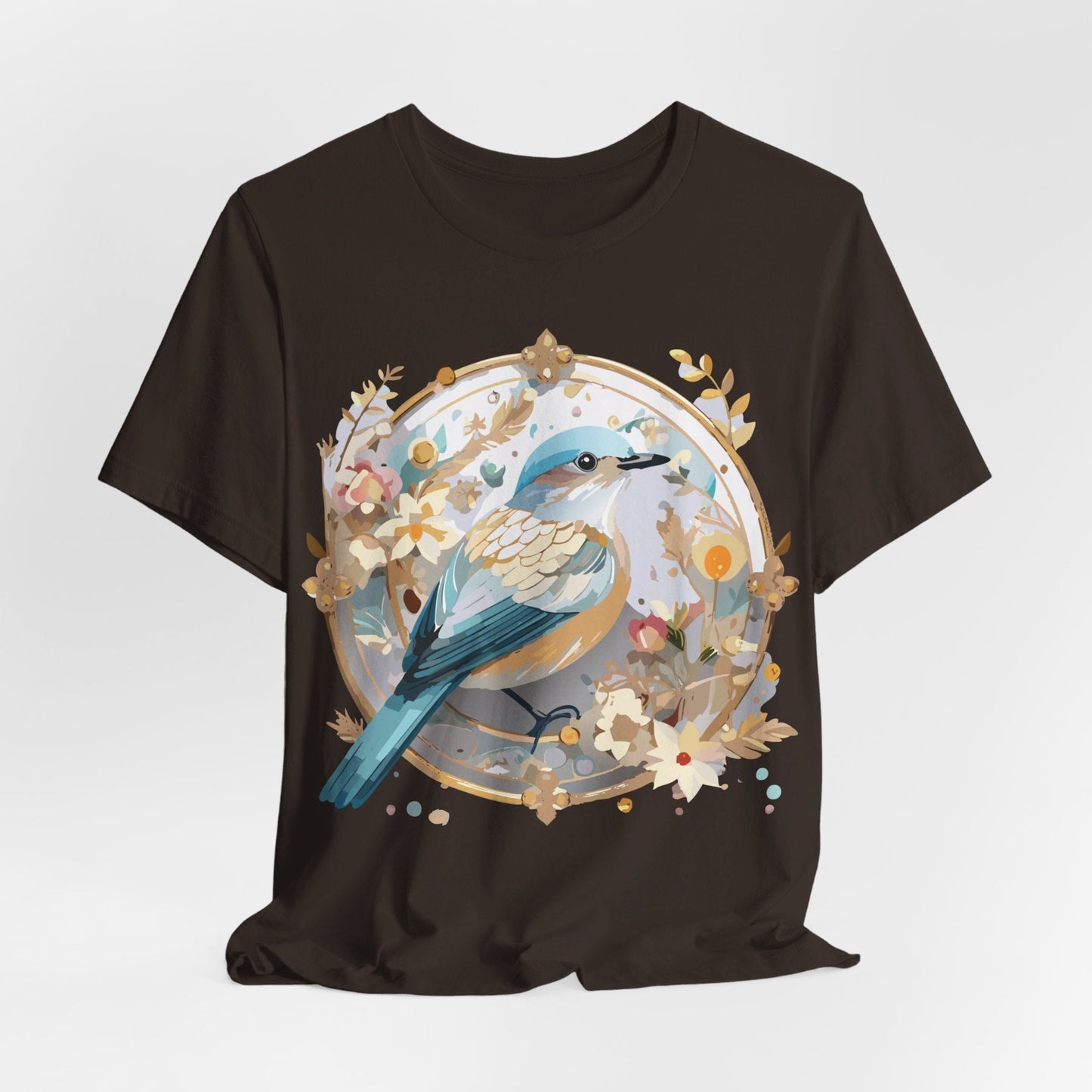 Adelpha Medallion Graphic Tee Unisex Jersey Short Sleeve Vintage Art Design Shirt