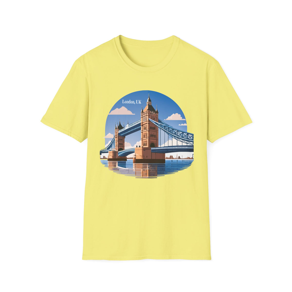 London Tower Bridge Tee | UK Landmark Illustration, Travel Souvenir