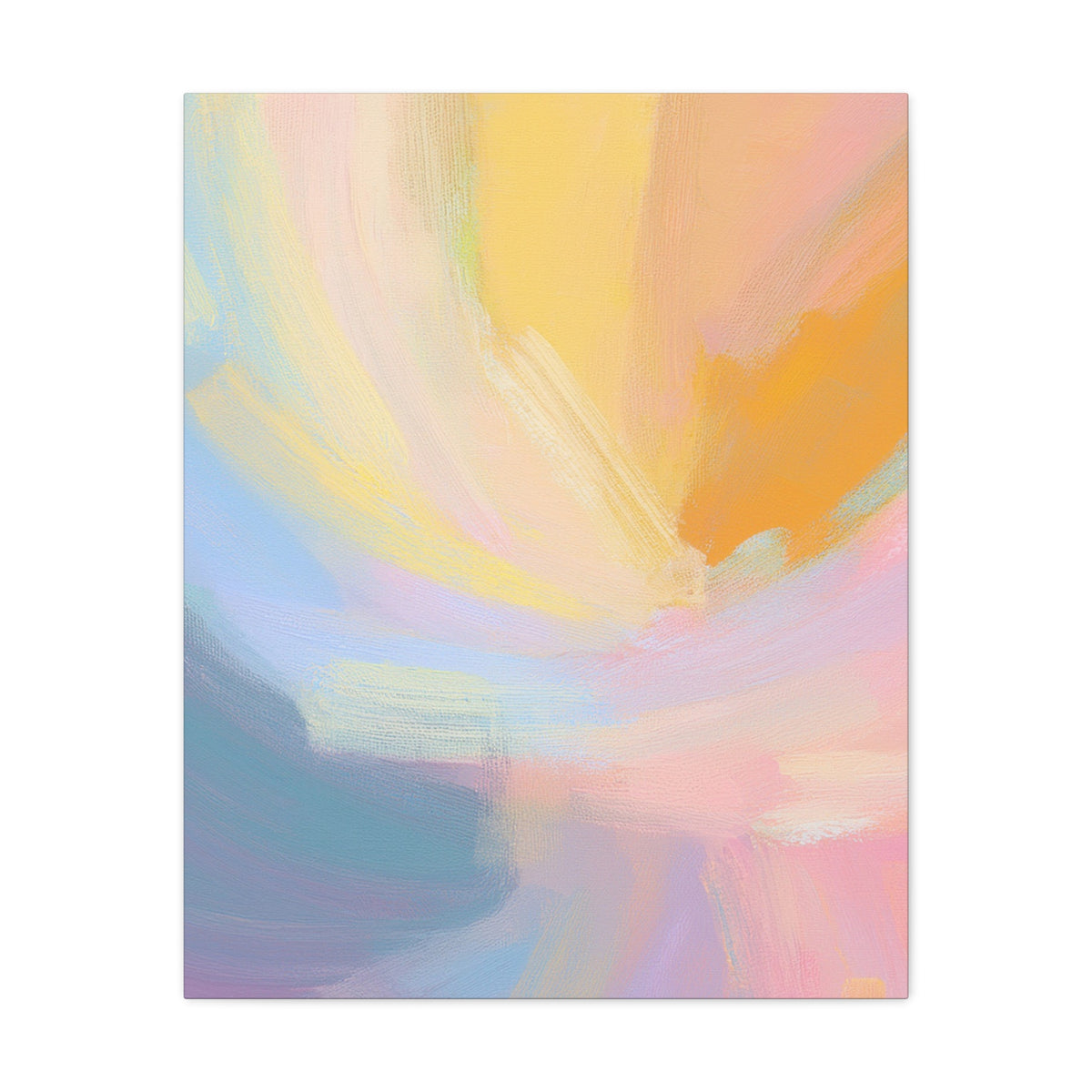 Abstract Pastel Painting Print Canvas 20x24,20x30,24x30 24x32,24x36,30x40 32x48,36x48,40x60 Pine-Wood Inner Frame ABS-95