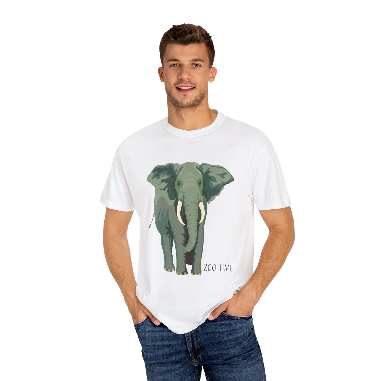 Unisex T-shirt with animal prints