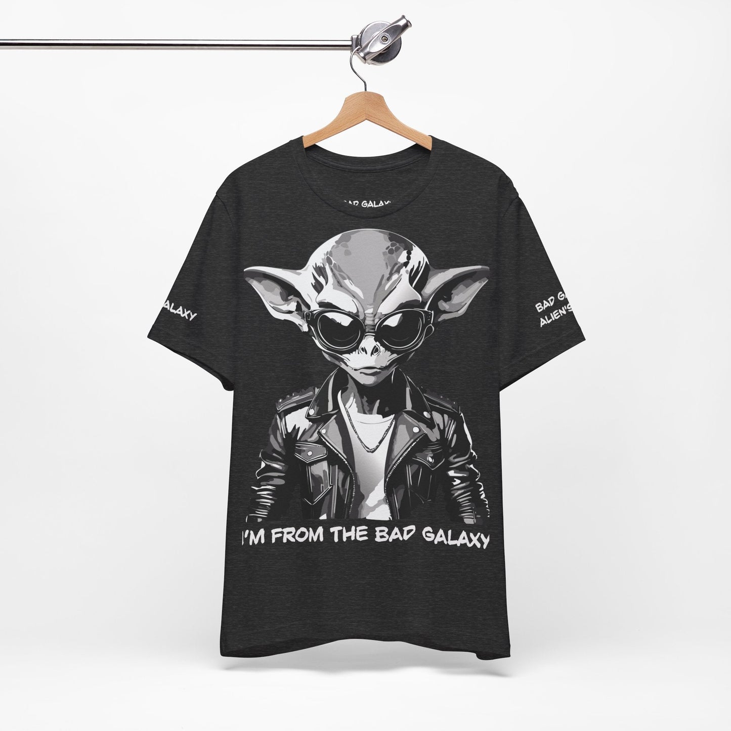 Tee Shirt With Alien From Bad Galaxy 100 Percent Cotton Made In USA Free Shipping