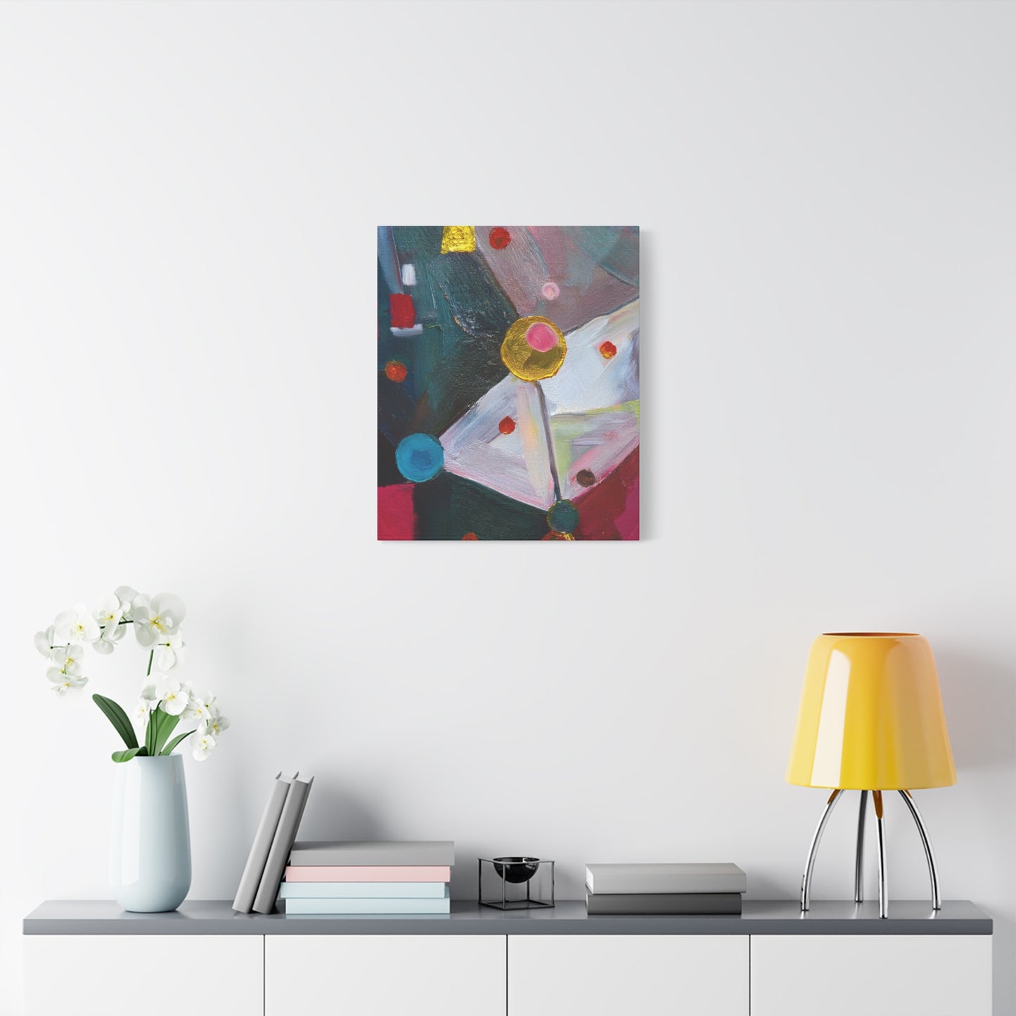 Abstract Oil Painting Print Canvas 20x24,20x30,24x30 24x32,24x36,30x40 32x48,36x48,40x60 Pine-Wood Inner Frame ABS-166