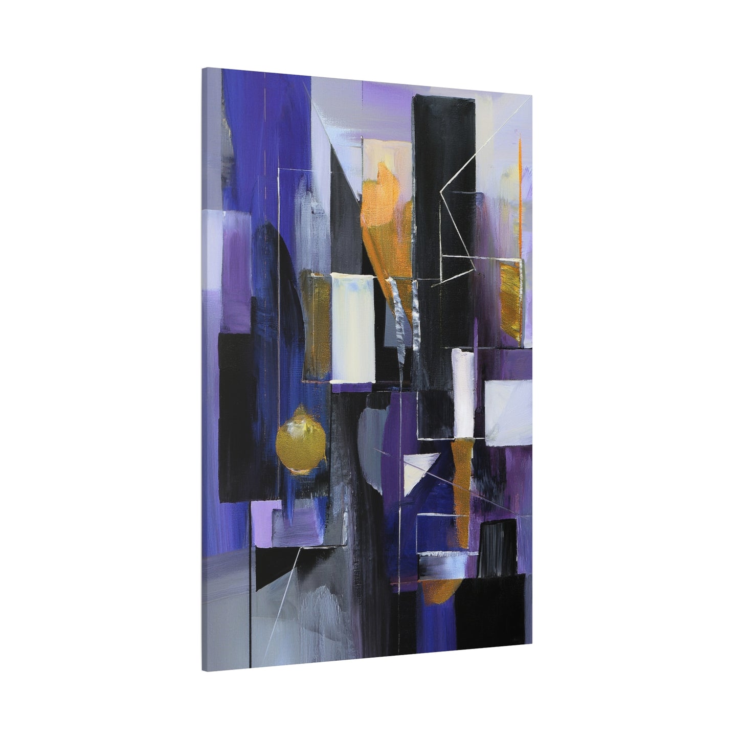 Purple Abstract Painting Print Canvas 20x24,20x30,24x30, 24x32,24x36,30x40, 32x48,36x48,40x60 Pine-Wood Inner Frame ABS-31