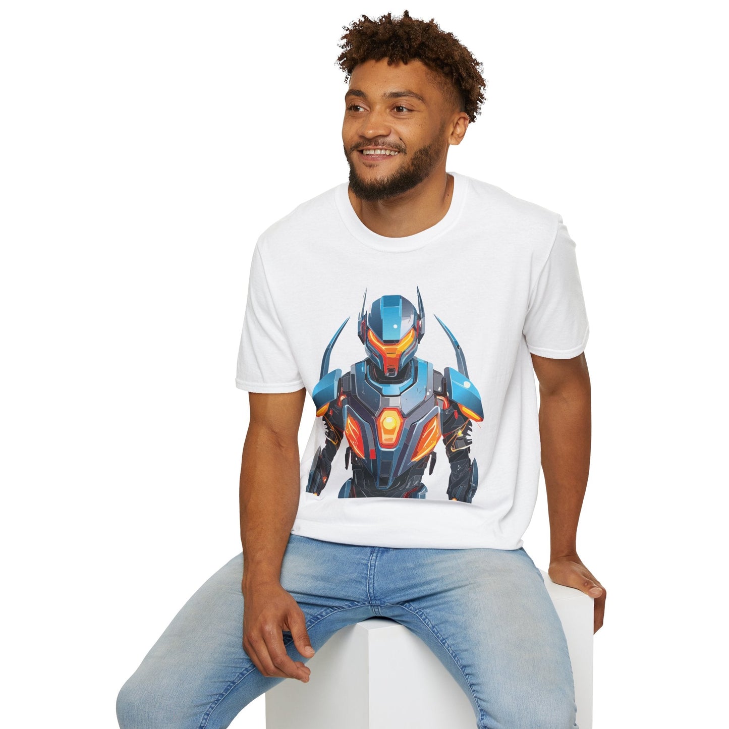 Cyborg Tee Robot Shirt Terminator Shirt Unisex Gildan Softstyle 64000 Soft Cotton Tee