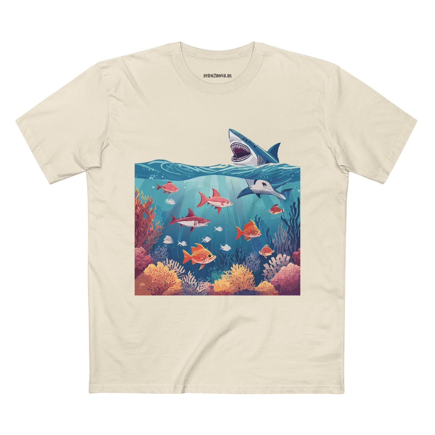 Ocean Pacific OP 8 Unisex Premium Cotton Tee With Original Art Design By Retro2Nova