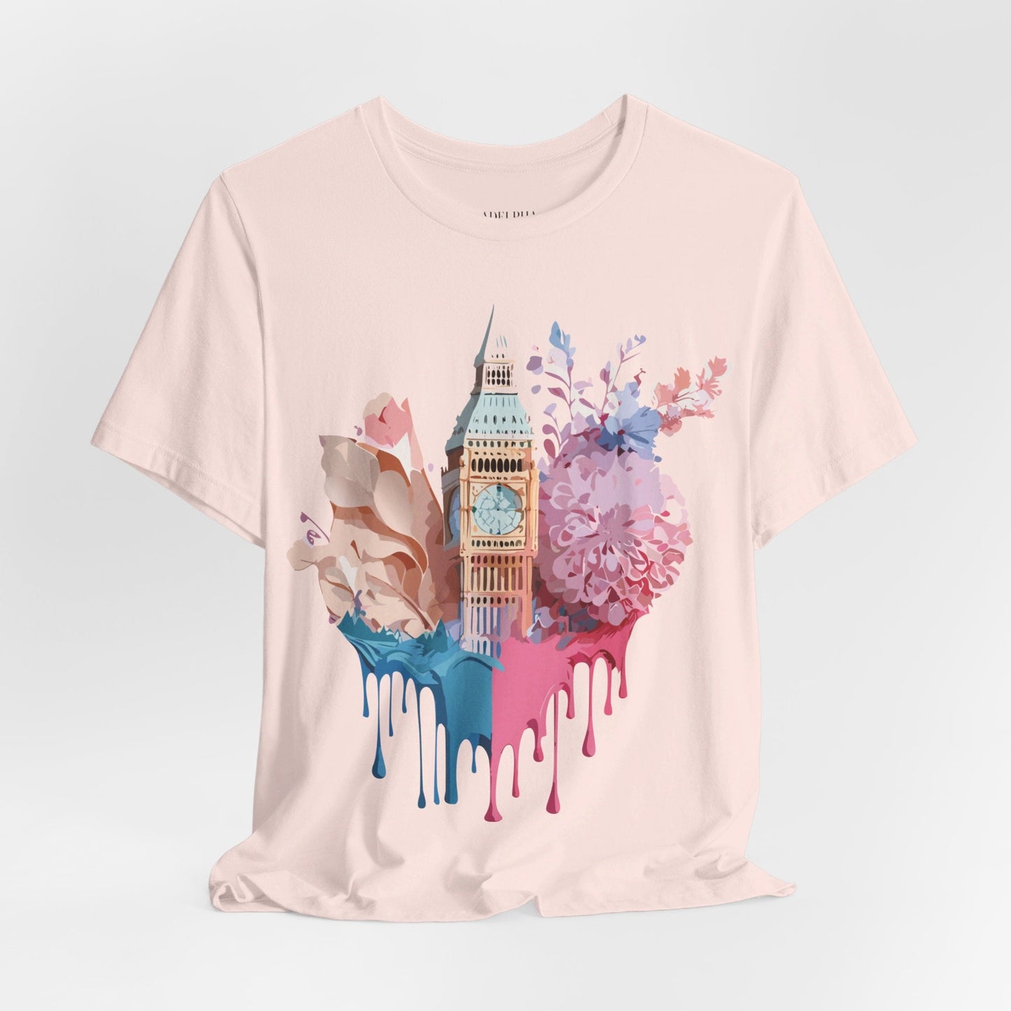 London Tourist Shirt Graphic Tee Unisex Jersey Short Sleeve Adelpha Vintage Inspired Artwork