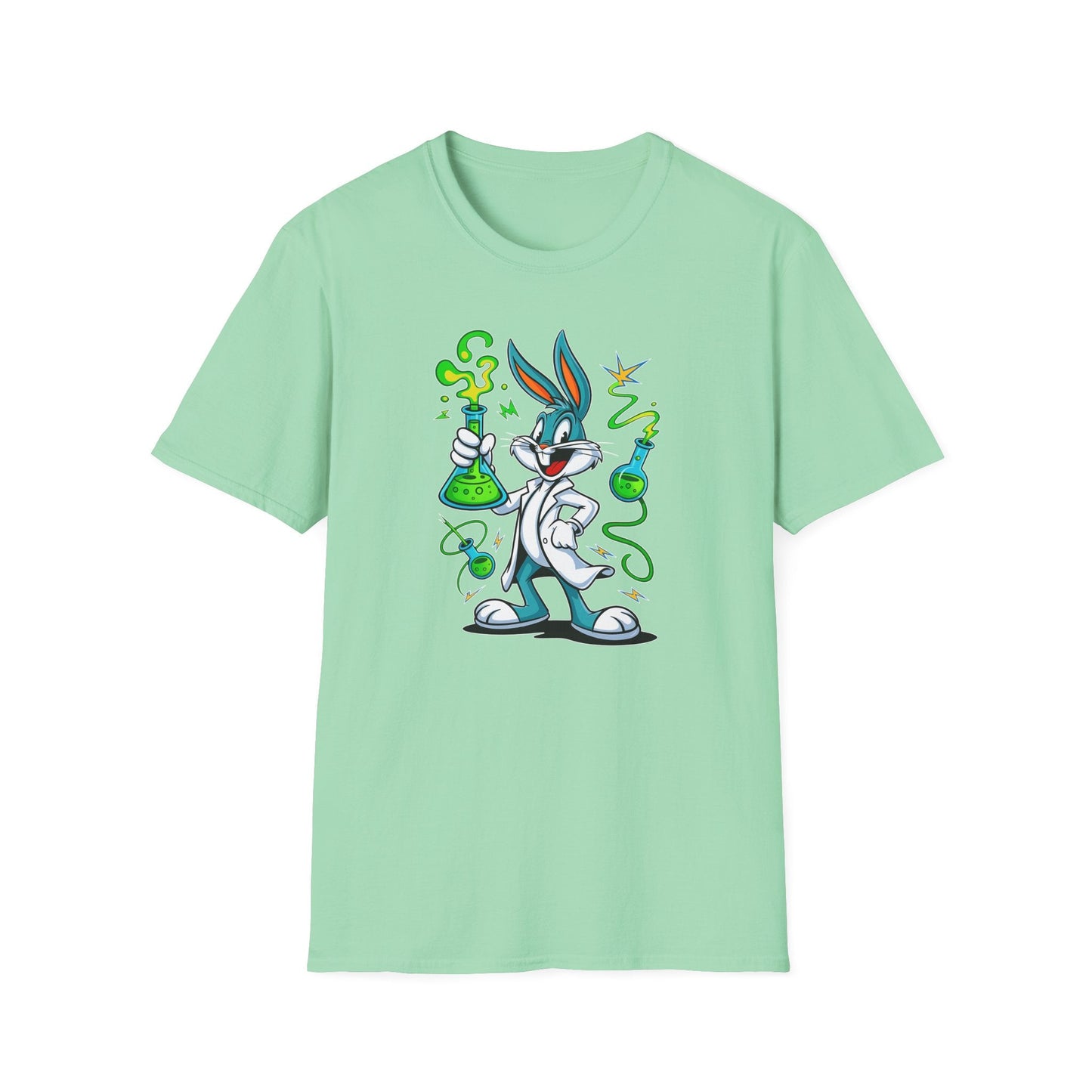 Bugs Bunny T Shirt Cartoon Design Unisex Softstyle 64000 Tee Graphic Shirt Art Design