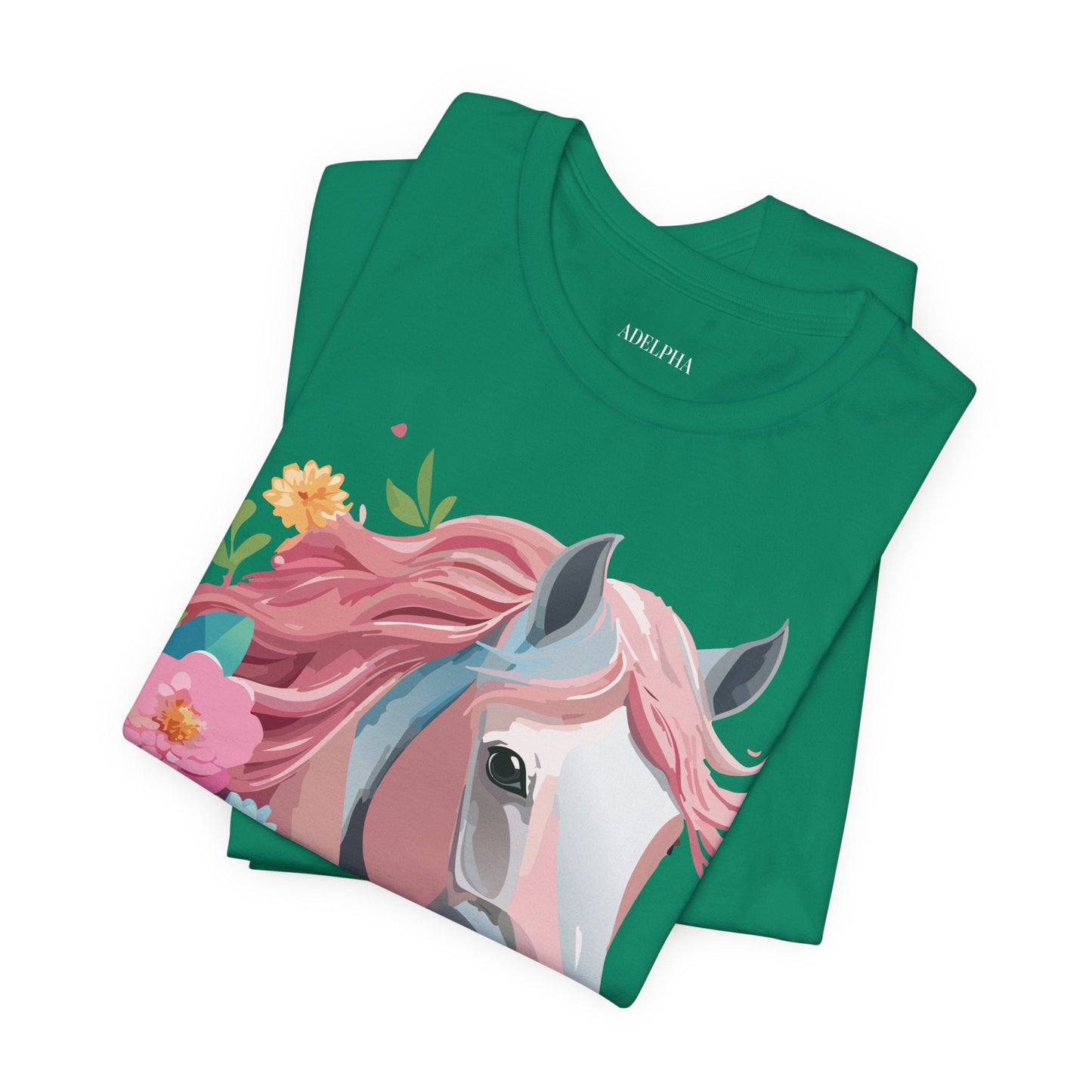 Horse Graphic Unisex 100 Cotton Vintage Animal Art T-Shirt 1