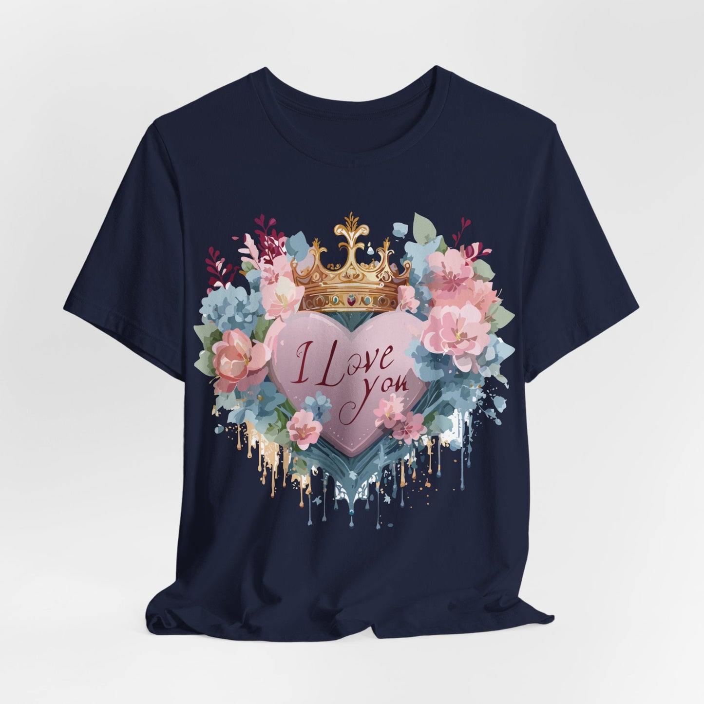 Valentine Graphic Tee Unisex Short Sleeve Jersey Shirt Adelpha Vintage Art Design
