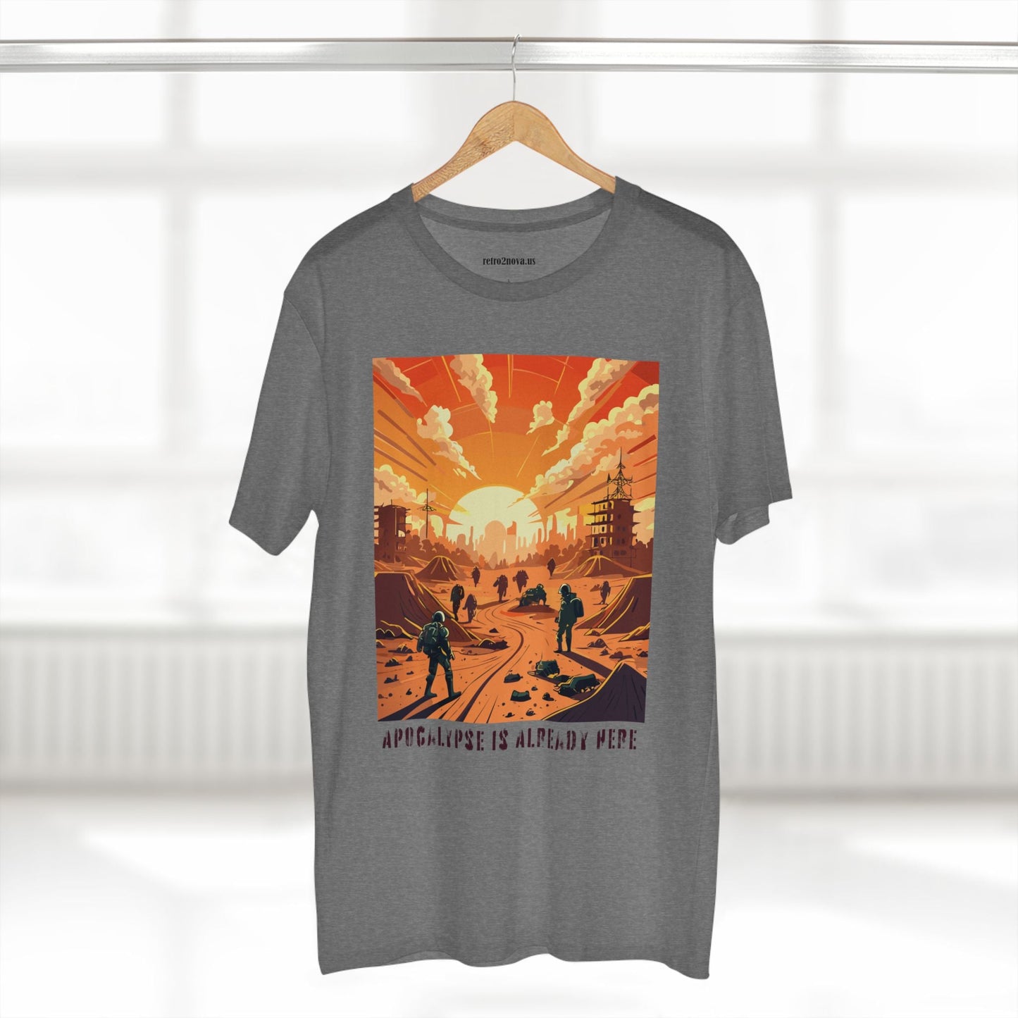Cataclysm Doomsday Shirt Unisex Premium Cotton Tee With Original Art Retro2Nova Design