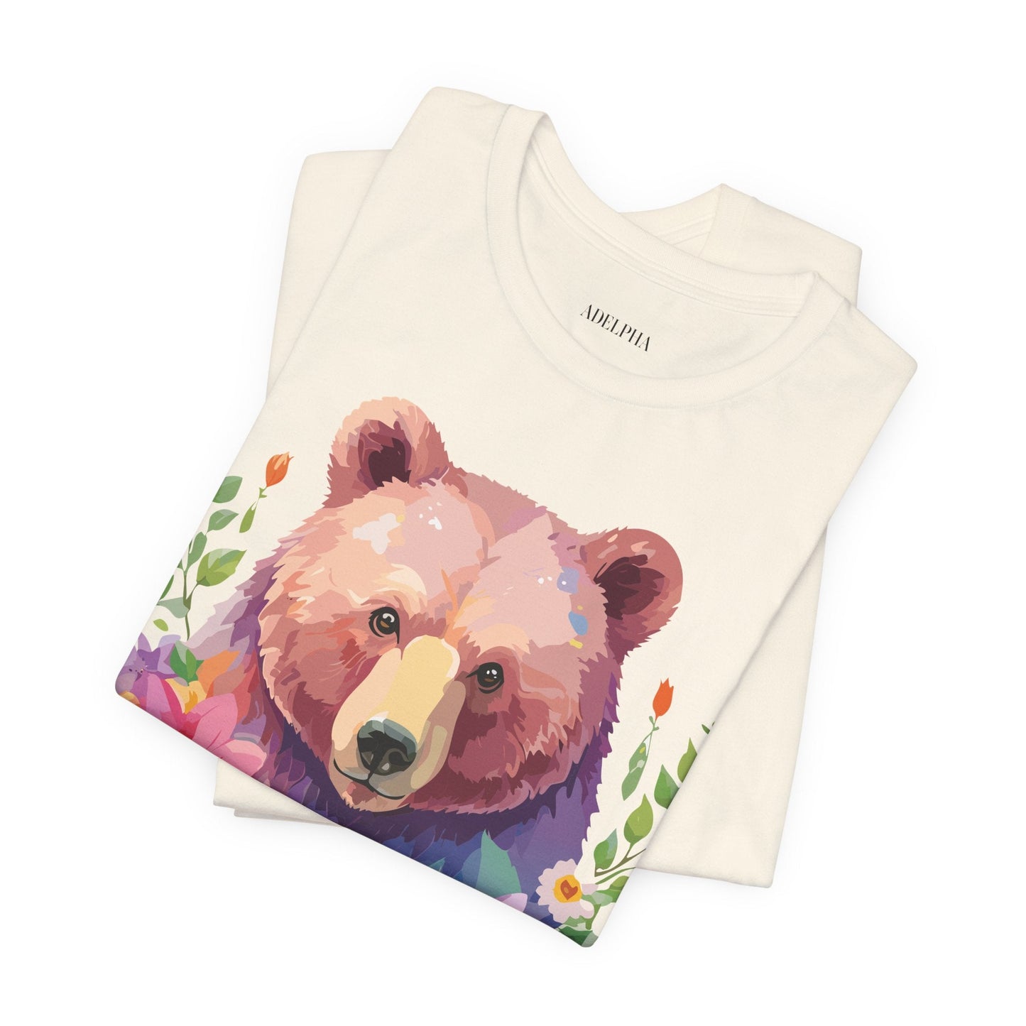Bear Graphic T Shirt By Adelpha Unisex Short Sleeve Art Design Tee