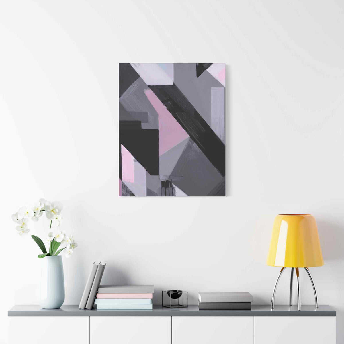 Abstract Geometric Painting Print Canvas 20x24,20x30,24x30 24x32,24x36,30x40 32x48,36x48,40x60 Pine-Wood Inner Frame ABS-45