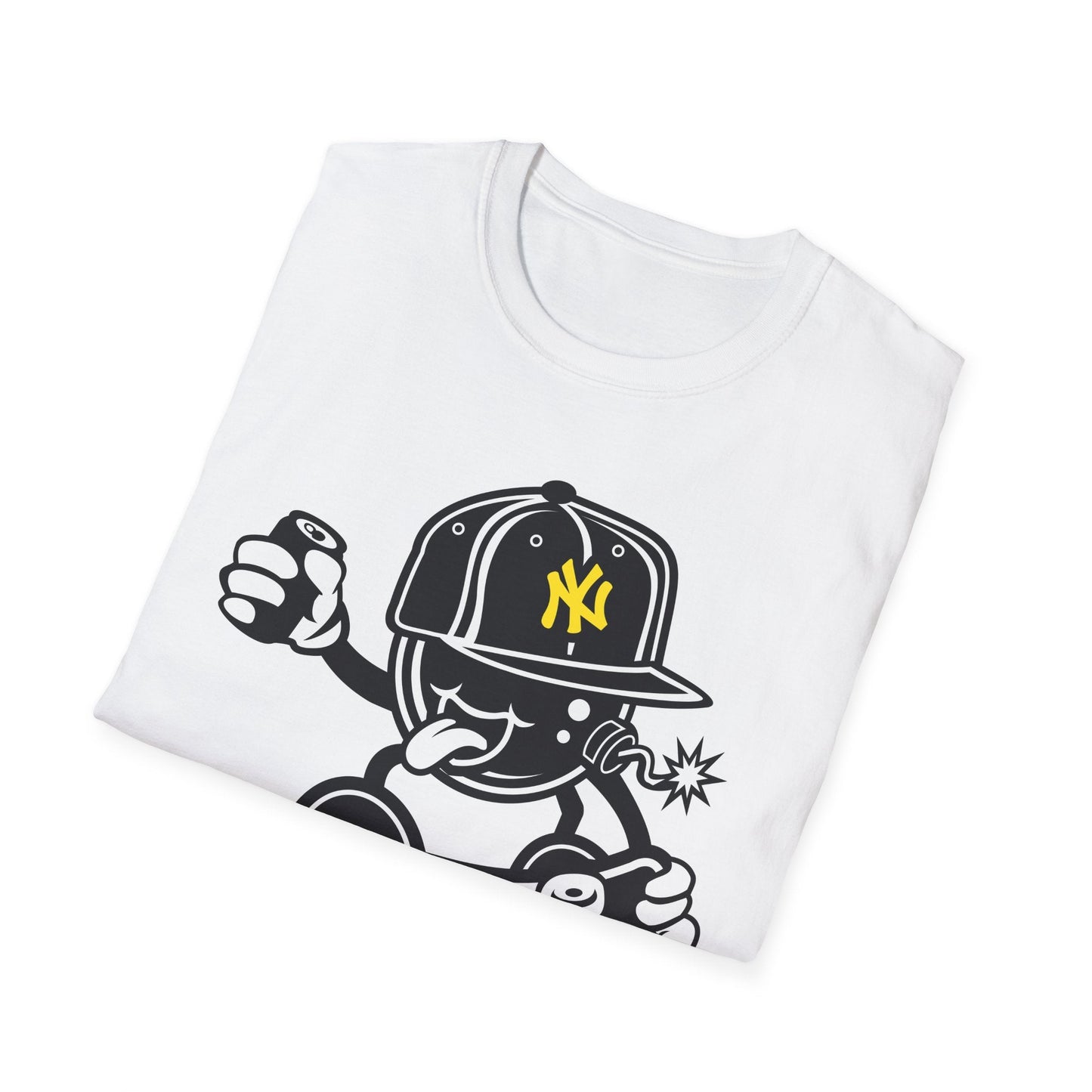 Cartoon T Shirt Animation Tee Funny Unisex Gildan Softstyle 64000 Cotton Breathable Lightweight Tee