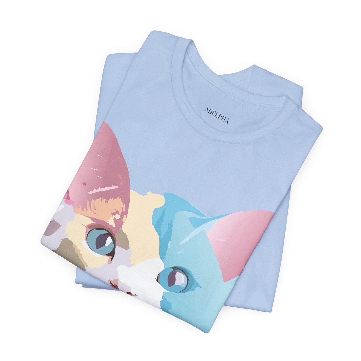 Cat Graphic Tee Unisex Jersey Short Sleeve By Adelpha Art Design