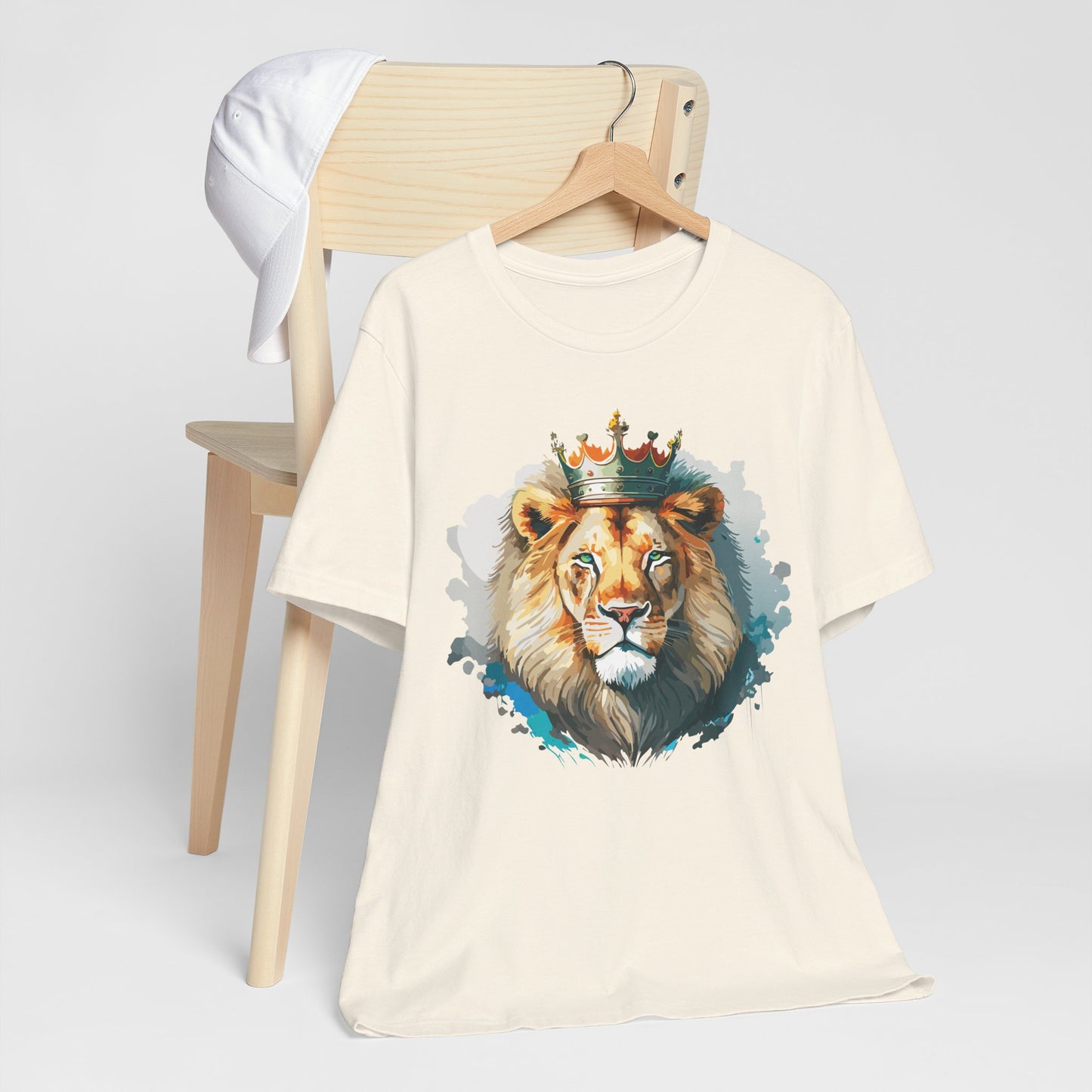 Lion Shirt, Animal Shirt, T-Shirt with Lion, Art Design Tee, Animal Tees, Safari T-Shirt, Crown Tee 13