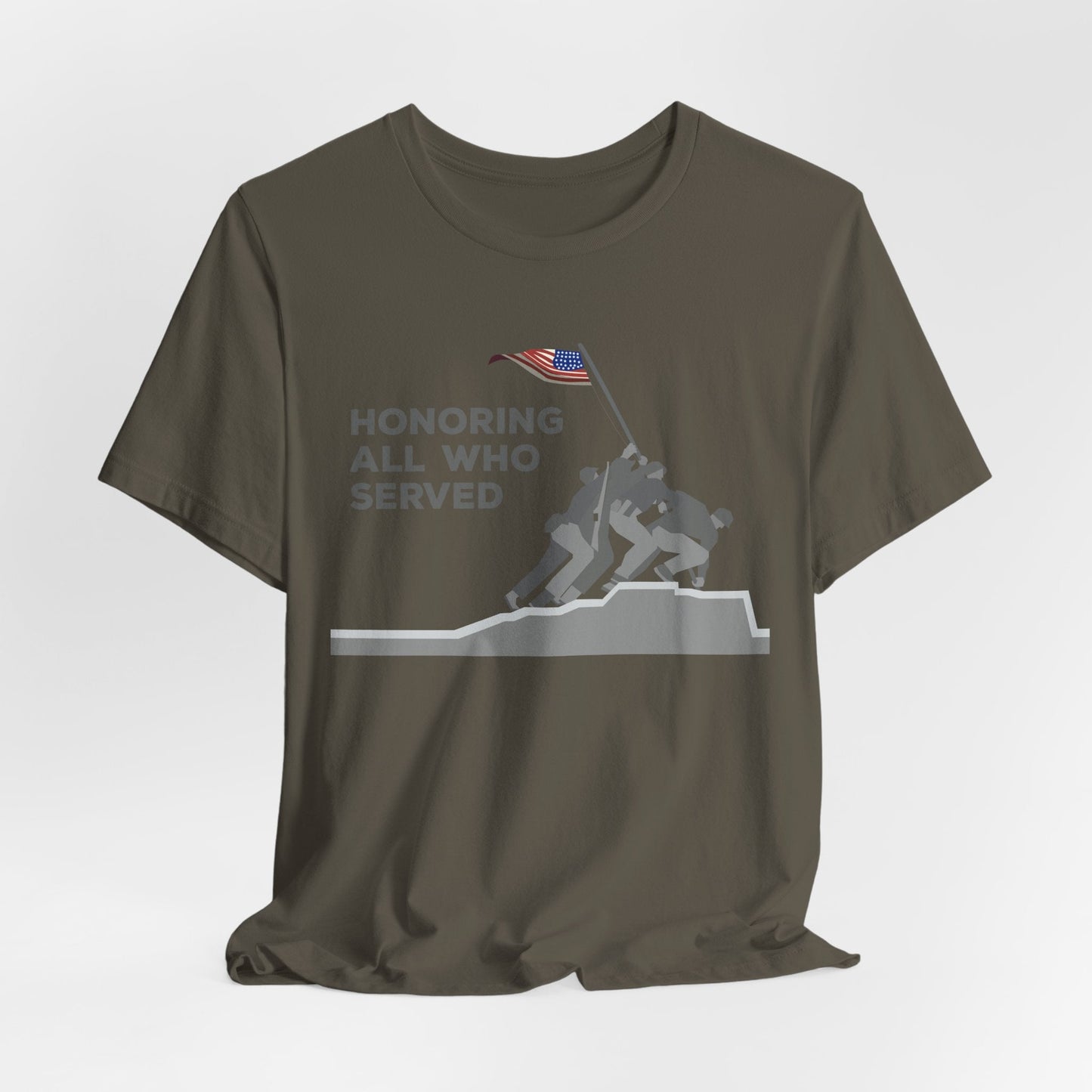 Army Veteran Patriotic Graphic Design Unisex Cotton T-Shirt v52