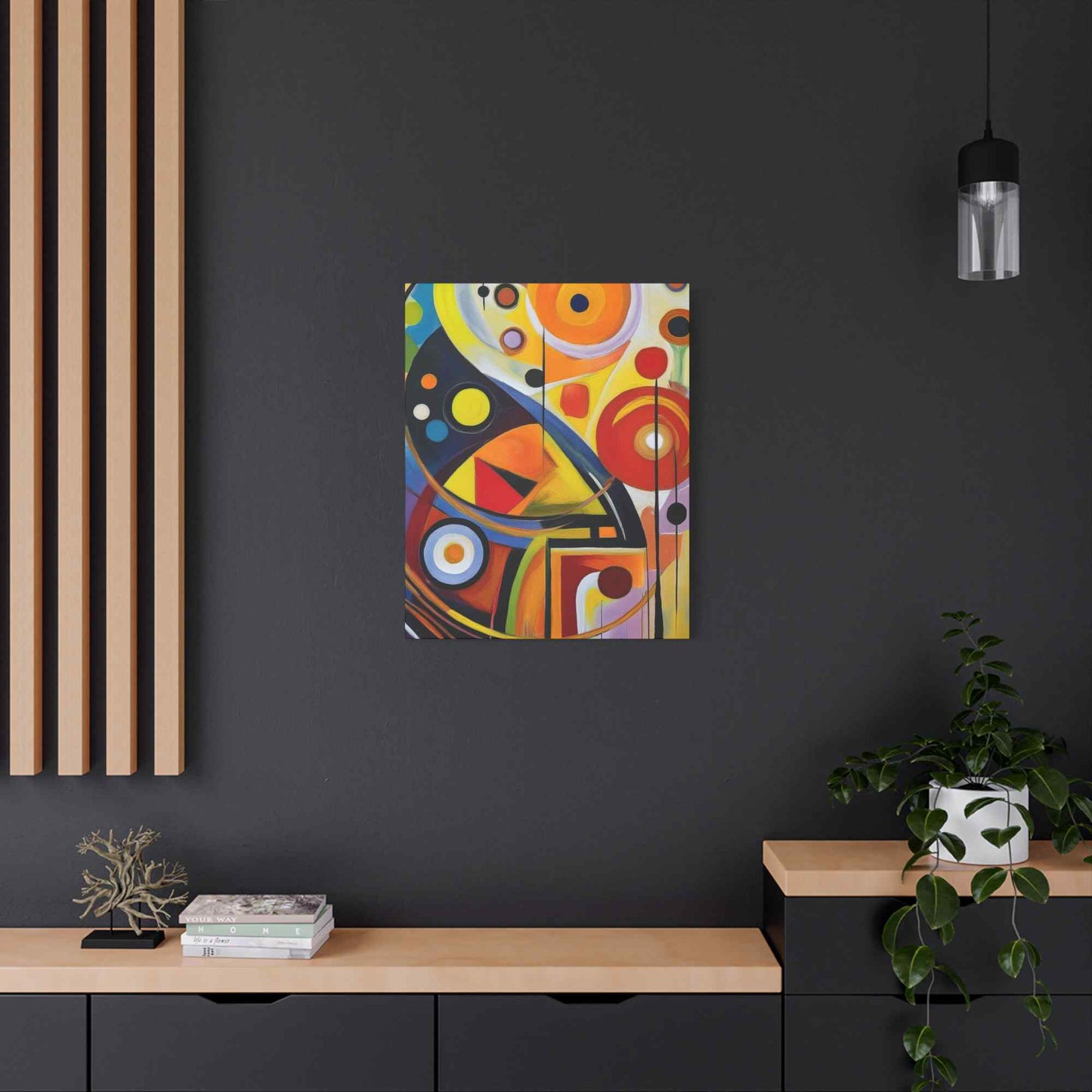 Abstract Painting Print Canvas 20x24,20x30,24x30, 24x32,24x36,30x40, 32x48,36x48,40x60 Pine-Wood Inner Frame ABS-7