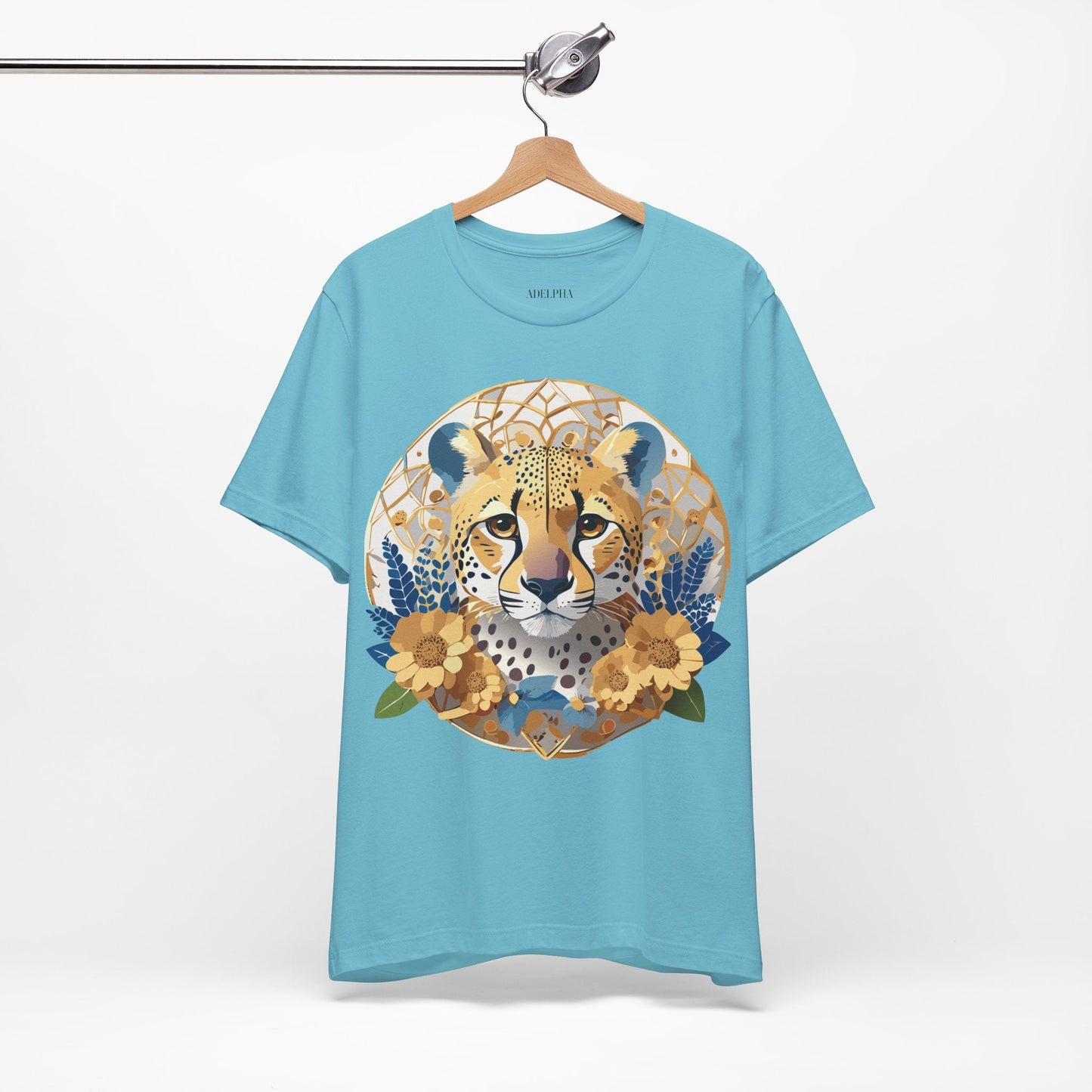 Medallion Graphic Unisex 100 Cotton Vintage Animal Medal Artwork Tee 53