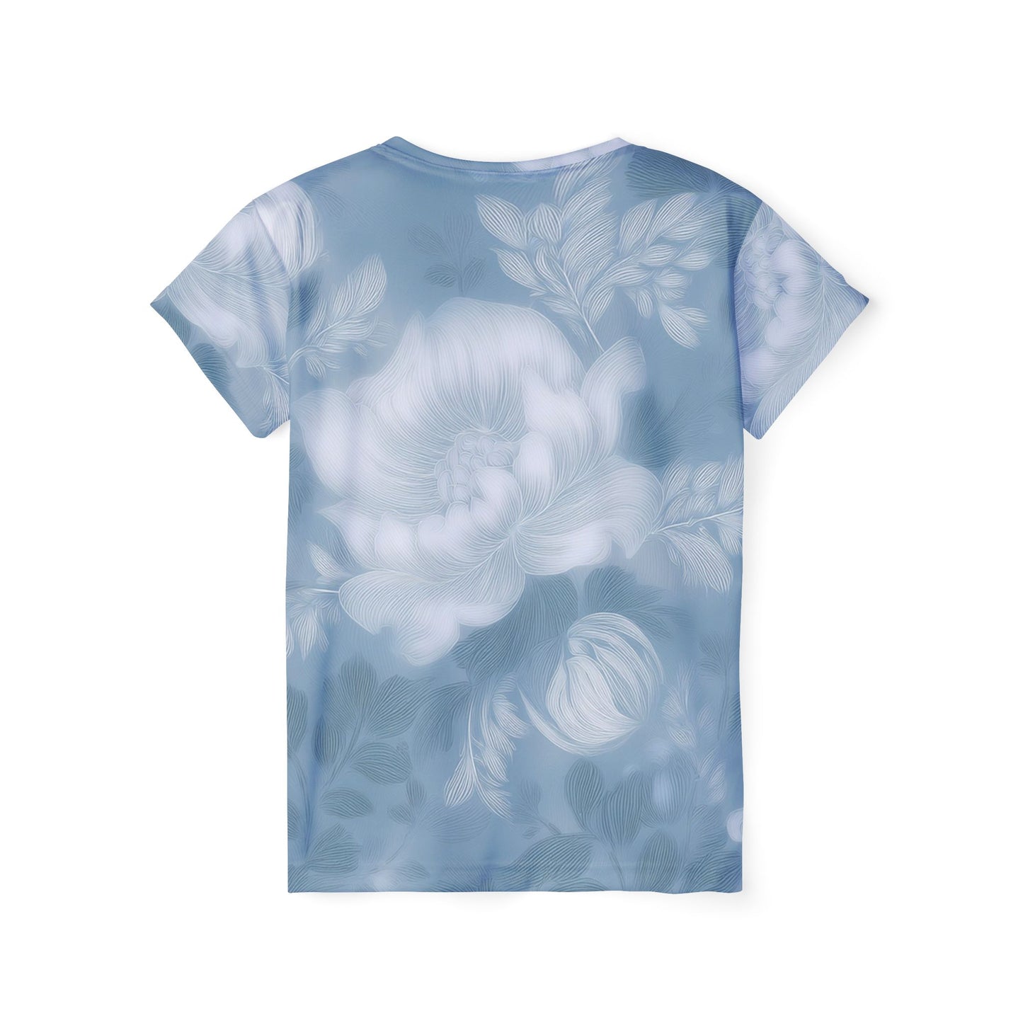 Women Poly T-Shirt with Floral Print