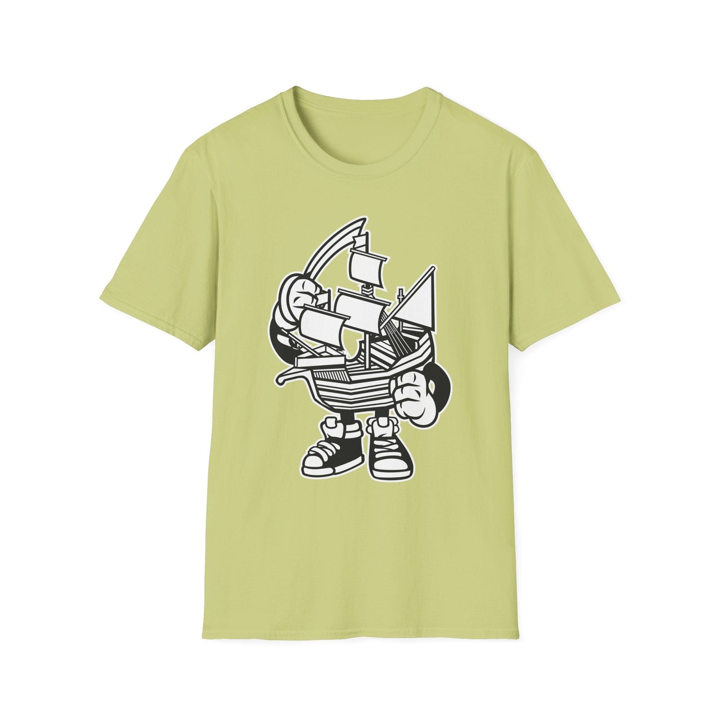 Cartoon T Shirt Animation Tee Funny Unisex Gildan Softstyle 64000 Cotton Art Design