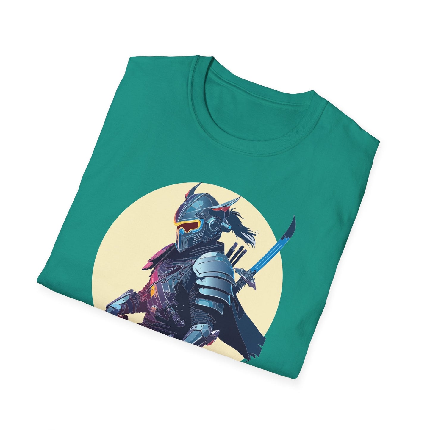 Samurai Shirt Unisex Softstyle Short Sleeve T Shirt Gildan 64000 Breathable Comfort Wear