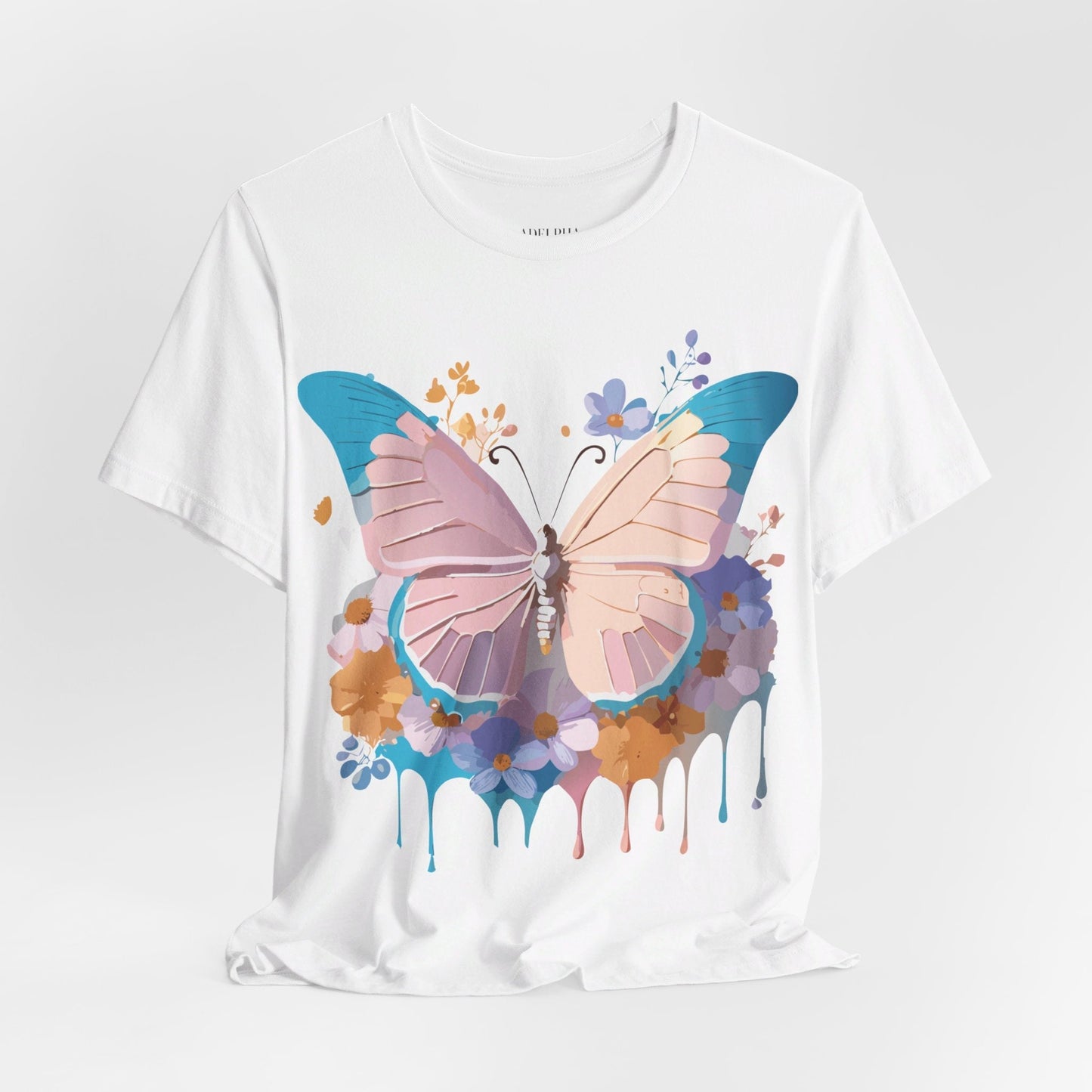 Butterfly Graphic Tee Vintage Inspired Adelpha Unisex Jersey Short Sleeve