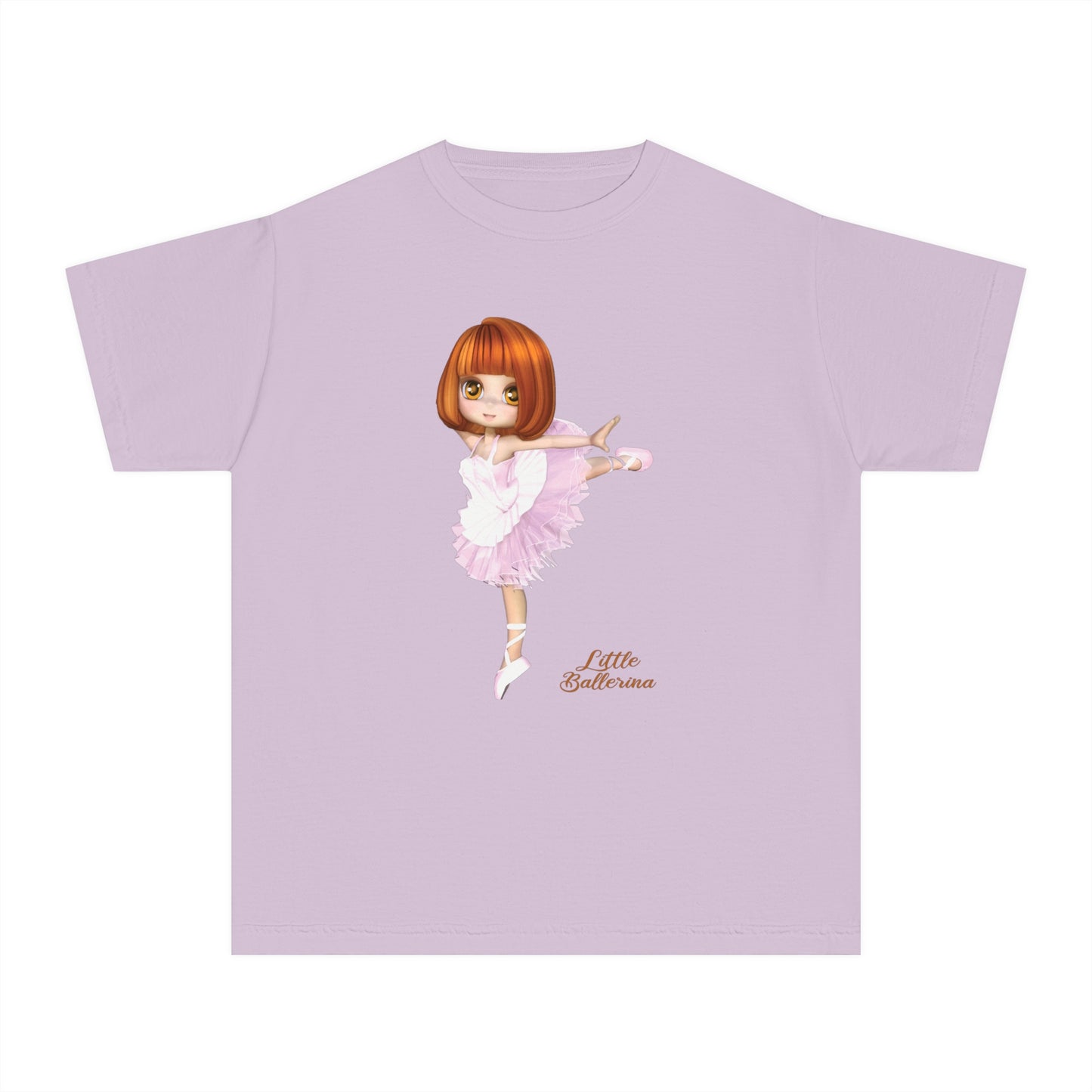 Youth Tee Shirt with Little Ballerina