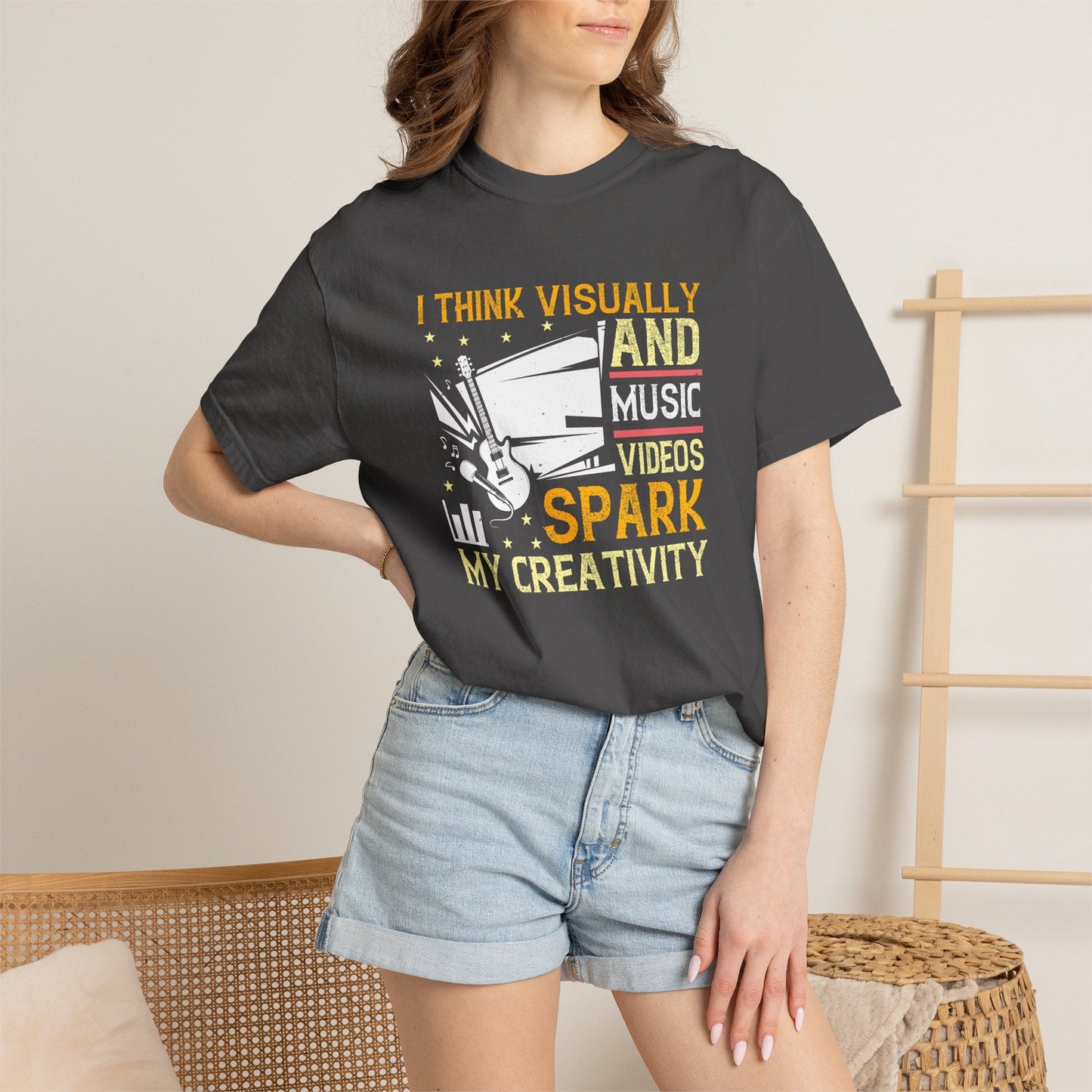 Music Graphic Design Unisex Cotton T-shirt m14