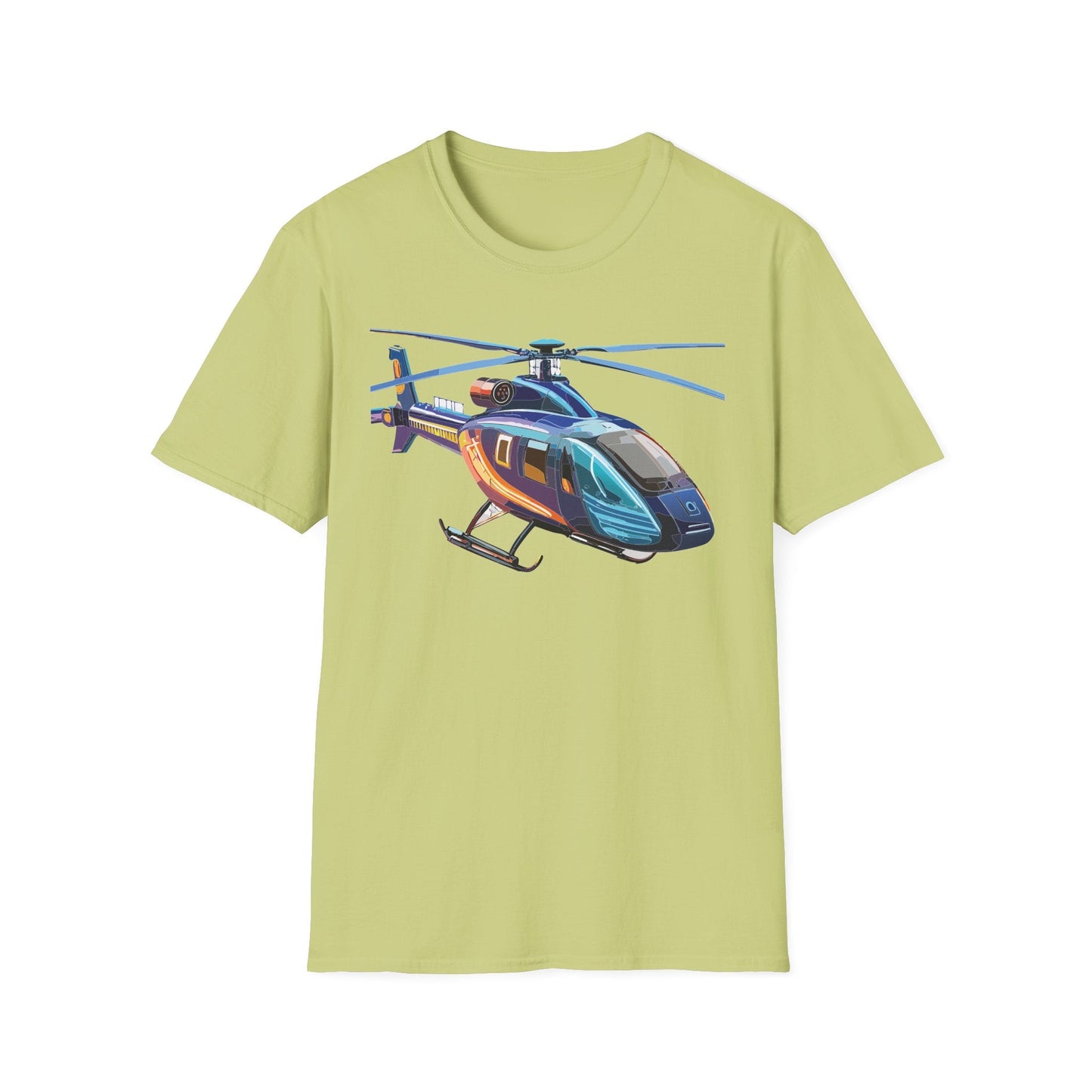 Chopper Helicopter Shirt Unisex T Shirt Softstyle 100 Percent Cotton Comfort Wear
