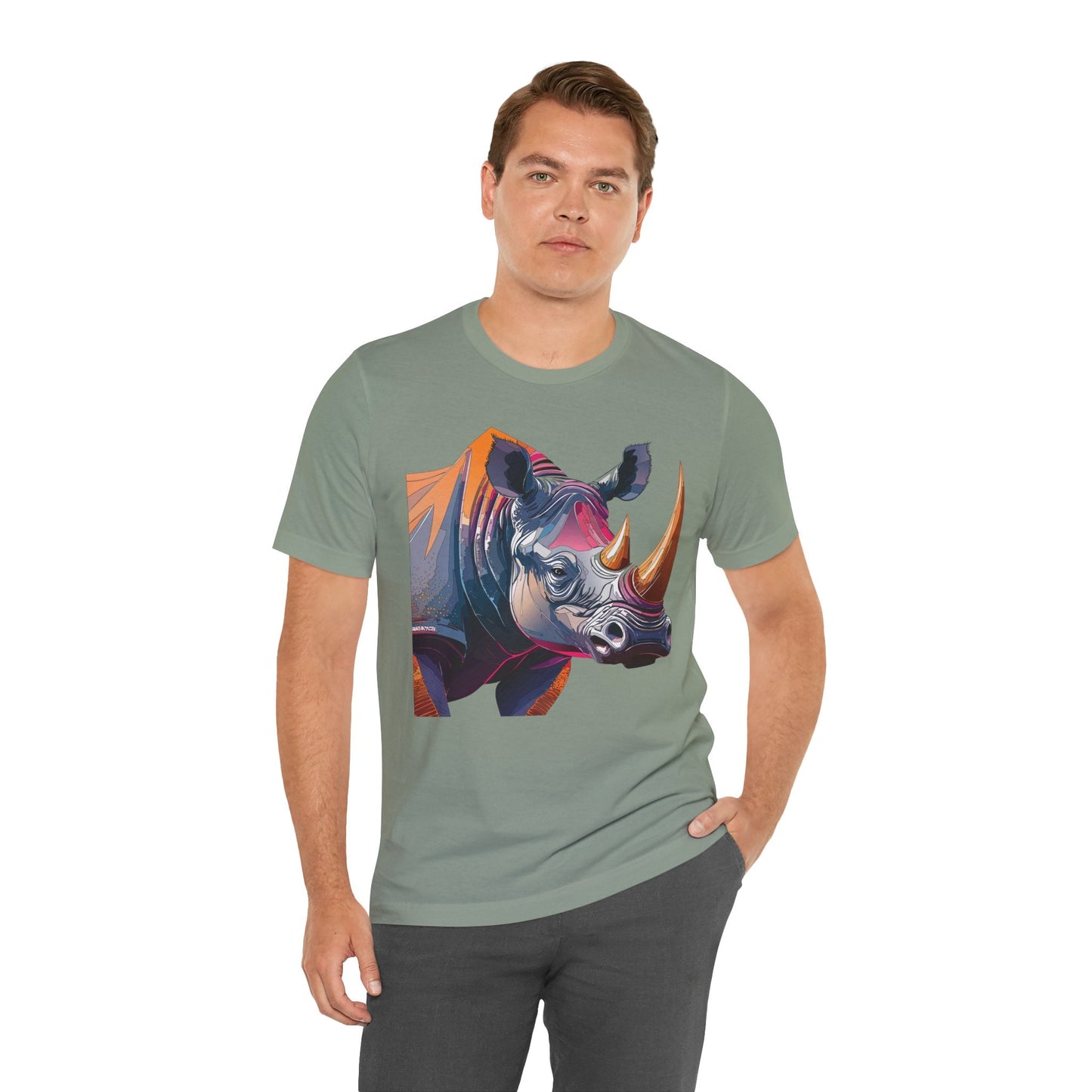 Unisex Animal Print Tee Shirt Featuring Wild Animals Art Design For Everyday Wear