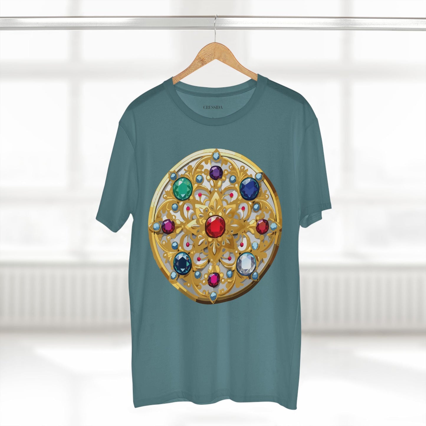 Medallion Graphic T-Shirt Unisex 100 Cotton With Gold Art Design Medal Tee 6