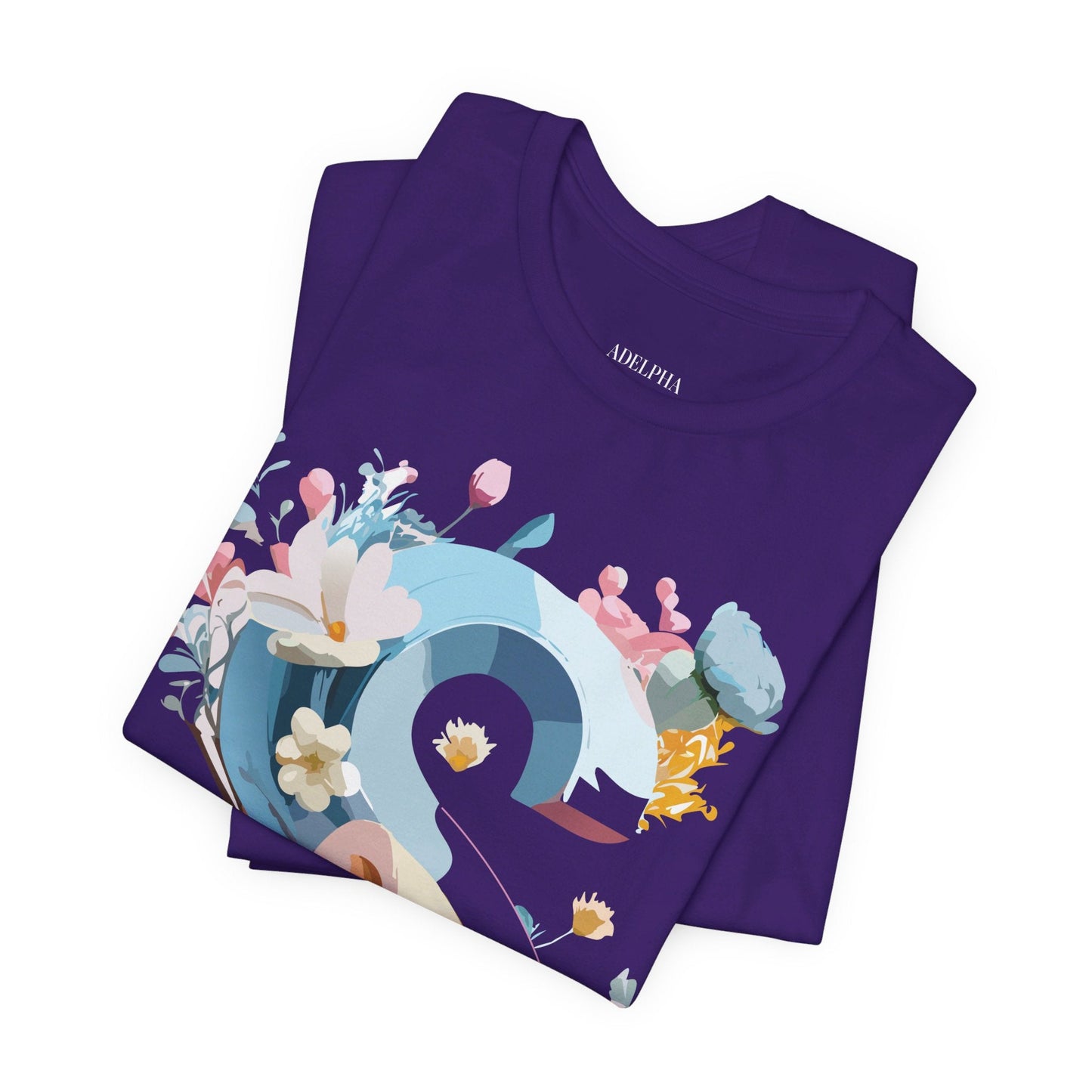 Letter S Shirt Graphic Tee Unisex Jersey Short Sleeve Premium Vintage Inspired Artwork Adelpha