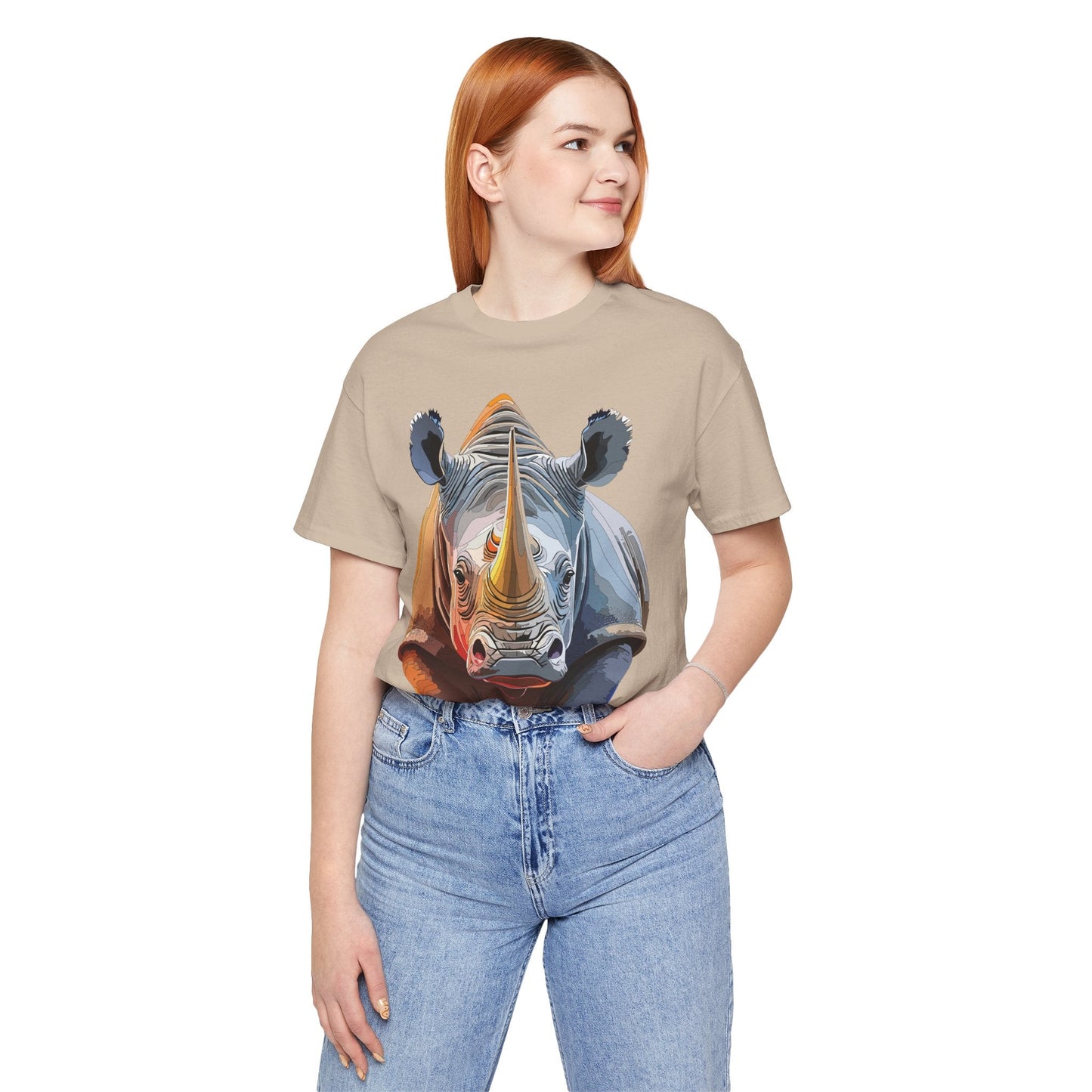 Unisex Animal Graphic Tee Shirt With Art Design Wild Animals Shirt Gildan Softstyle Cotton