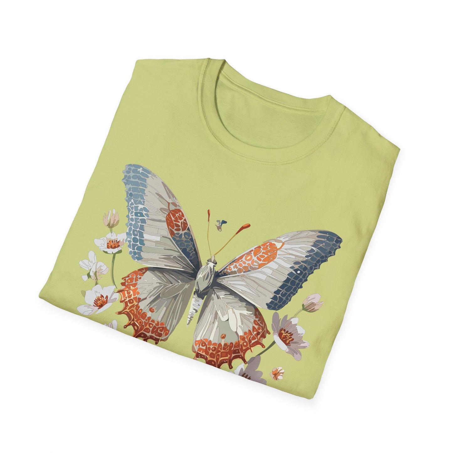 Butterfly Shirt Unisex Short Sleeve Cotton Tee Monarch Design For Men Women Comfort