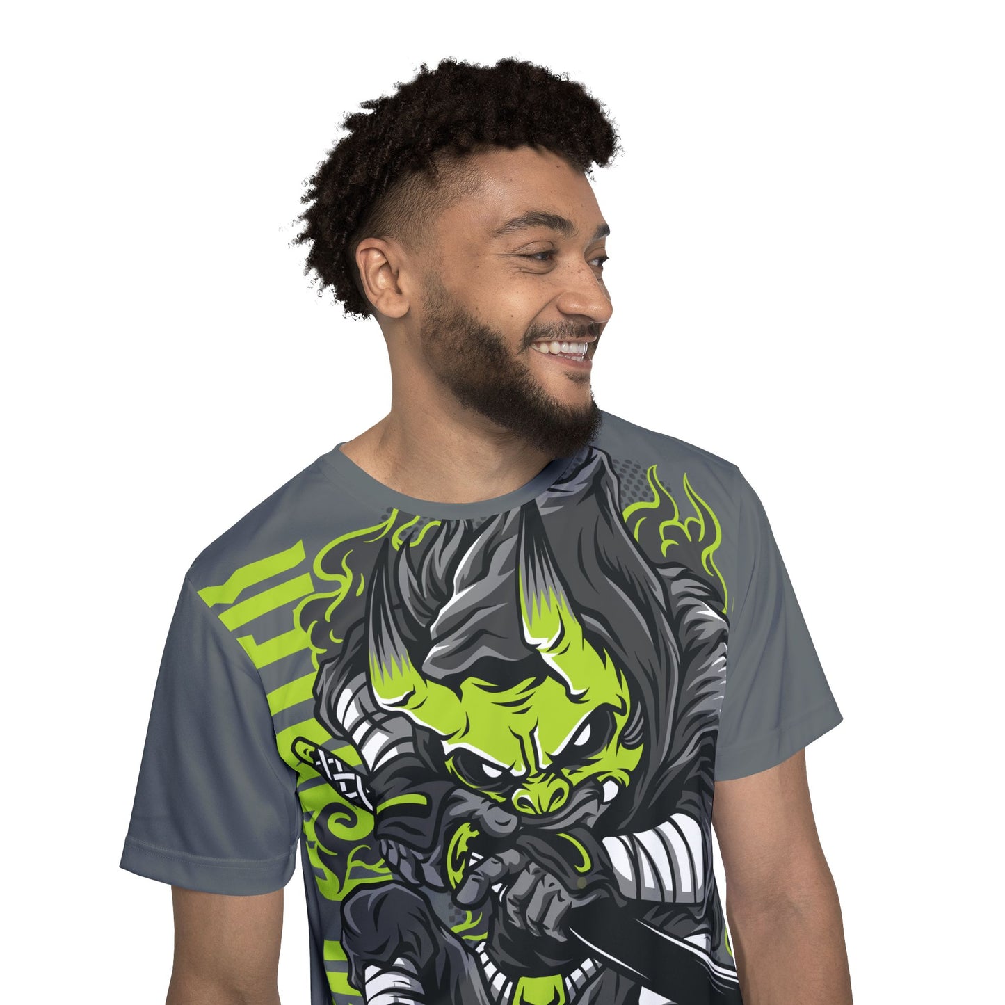 47-Be Fun Graphic T-Shirt, Art Design Poly Shirt, All Over Print Graphic Tee, Monsters T-Shirt, Cartoon Tees