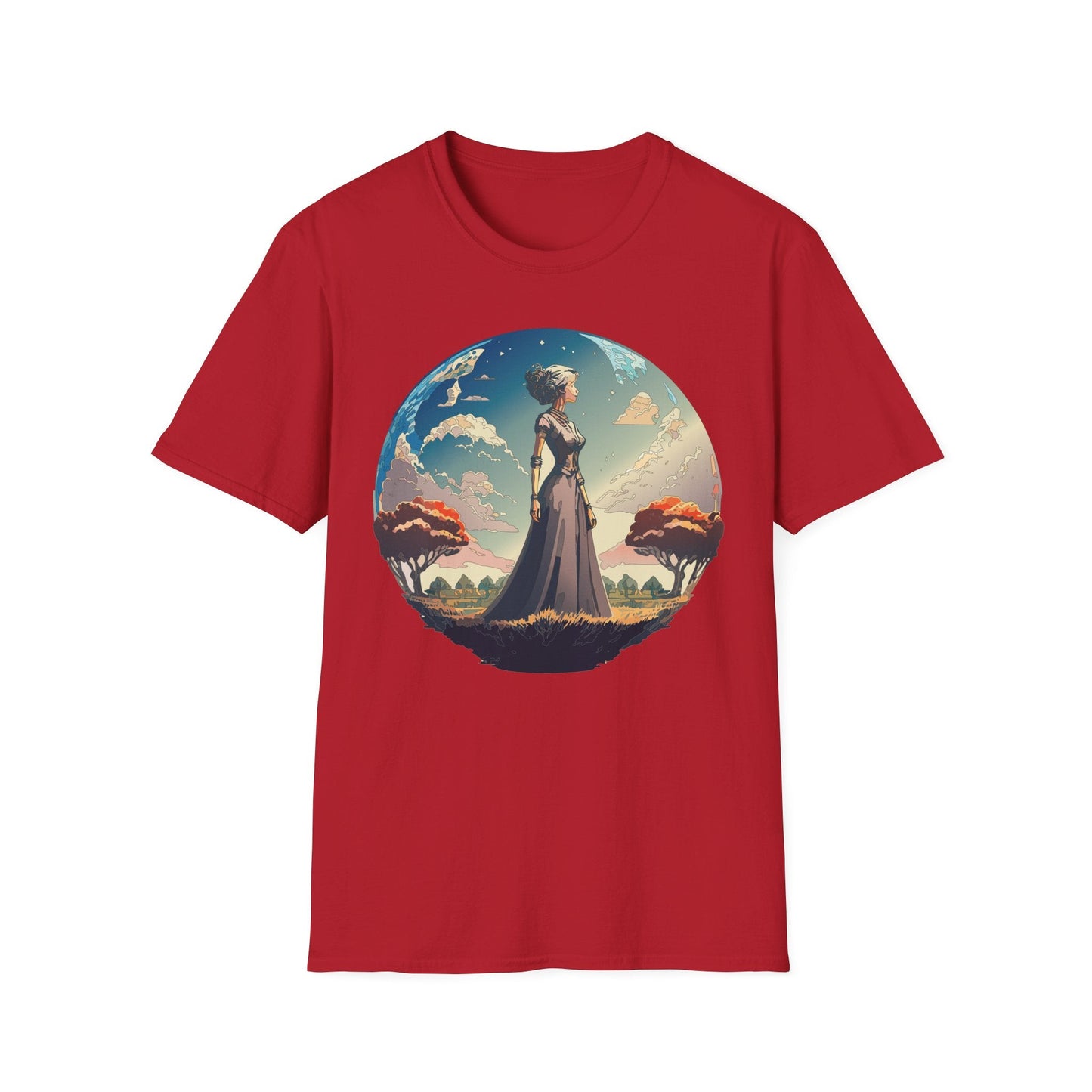 Womens Graphic T Shirt Art Design Tee Gildan Softstyle 64000 Unisex Cotton Short Sleeve