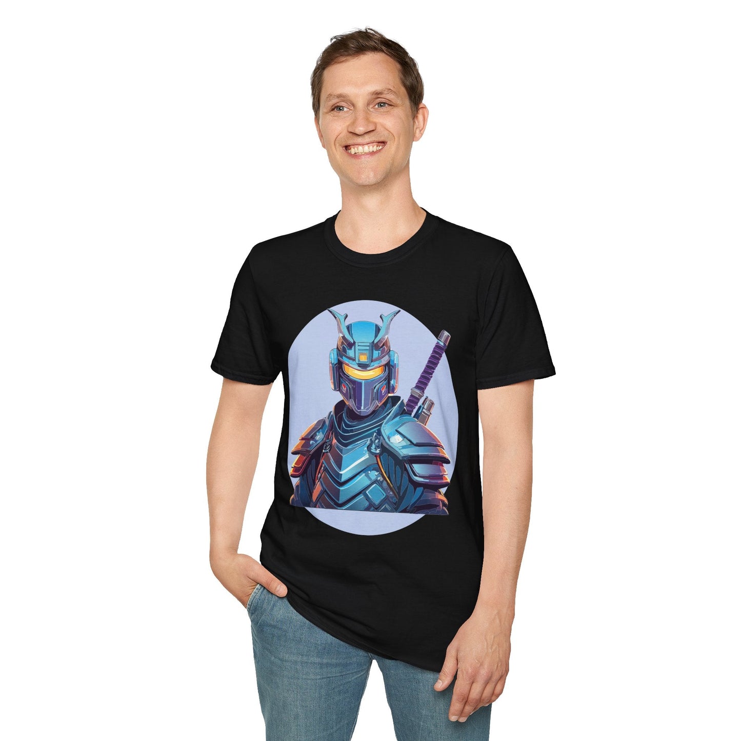 Samurai Shirt Unisex Softstyle Tee 64000 Gildan 100 Percent Ring Spun Cotton Comfort Fit