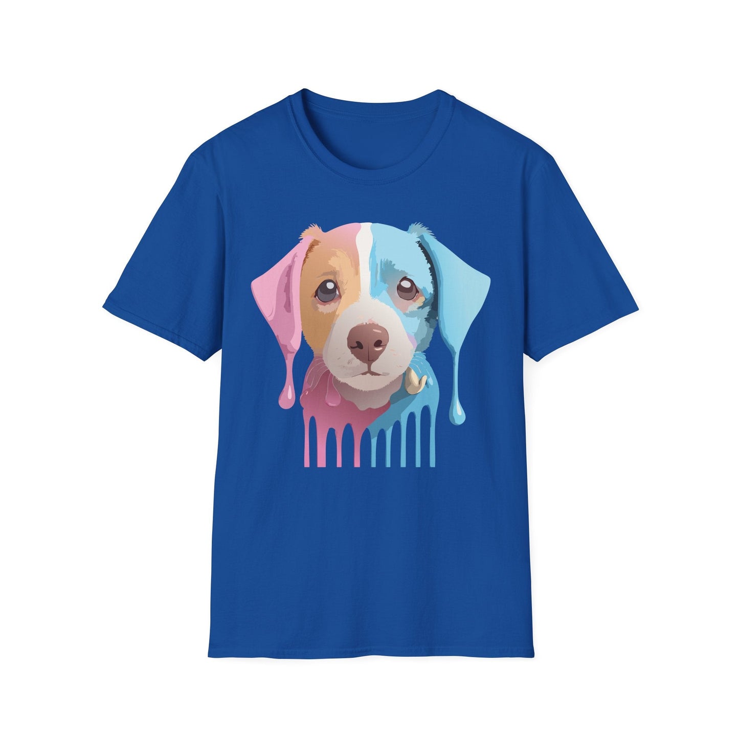 Unisex Dog Shirt Animal Tee Gildan Softstyle 64000 Cotton Tee