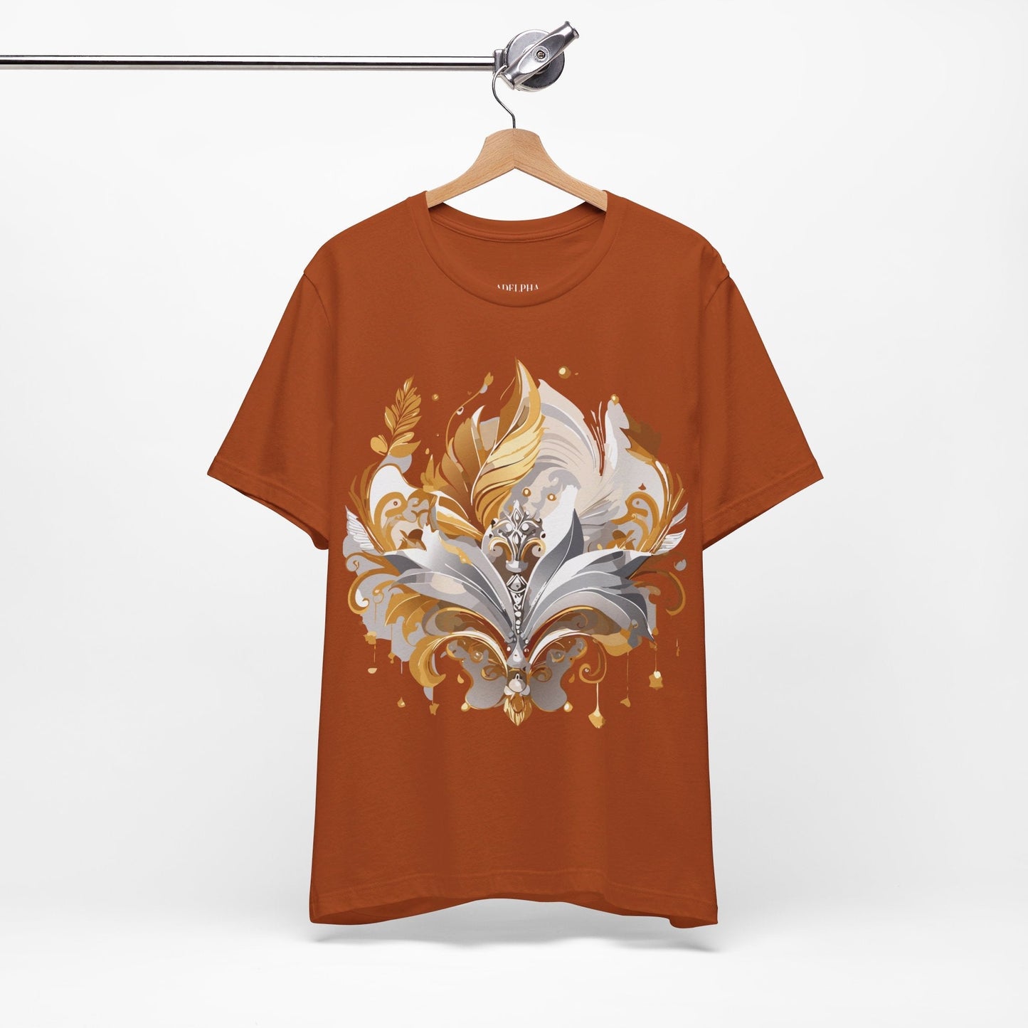 Adelpha Premium Graphic Tee Unisex Short Sleeve Jersey Shirt With Vintage Inspired Artwork