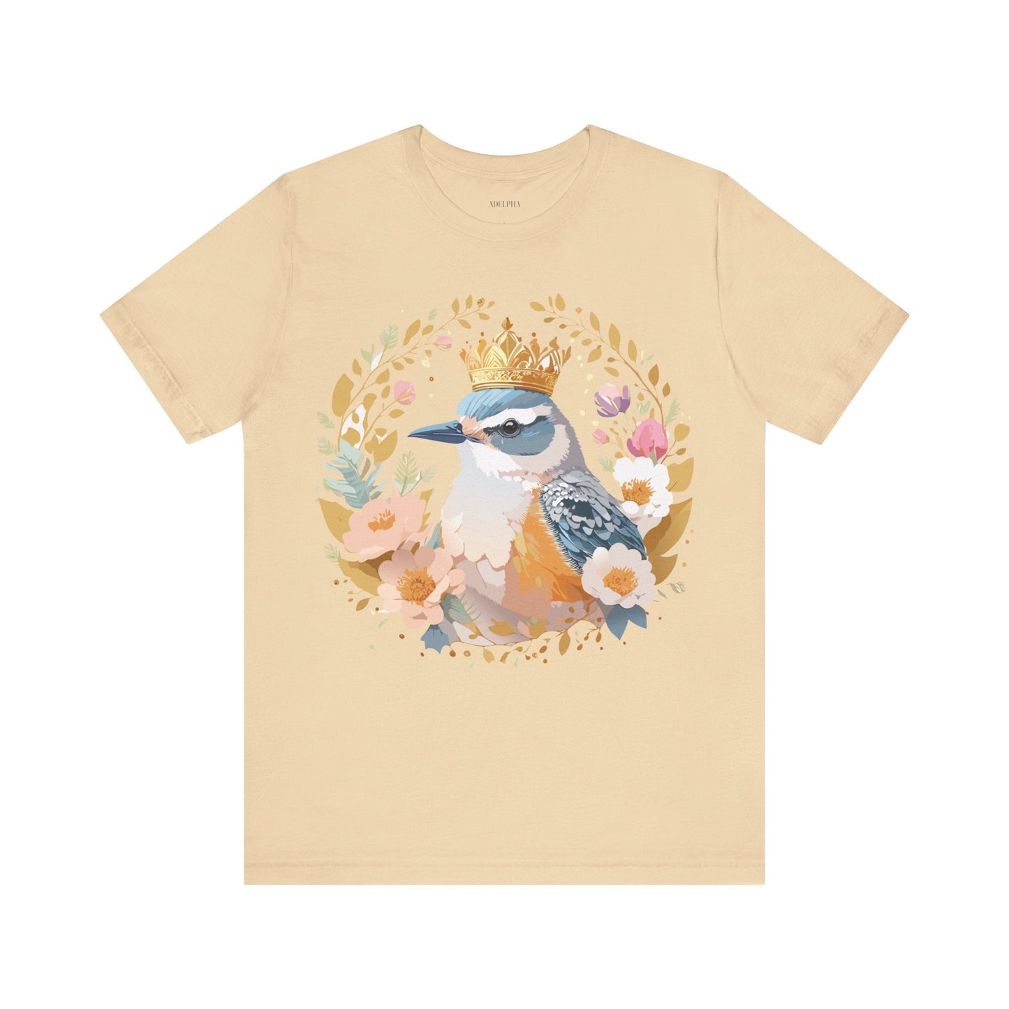 Medallion Graphic Unisex 100 Cotton Vintage Animal Medal Artwork Tee 33