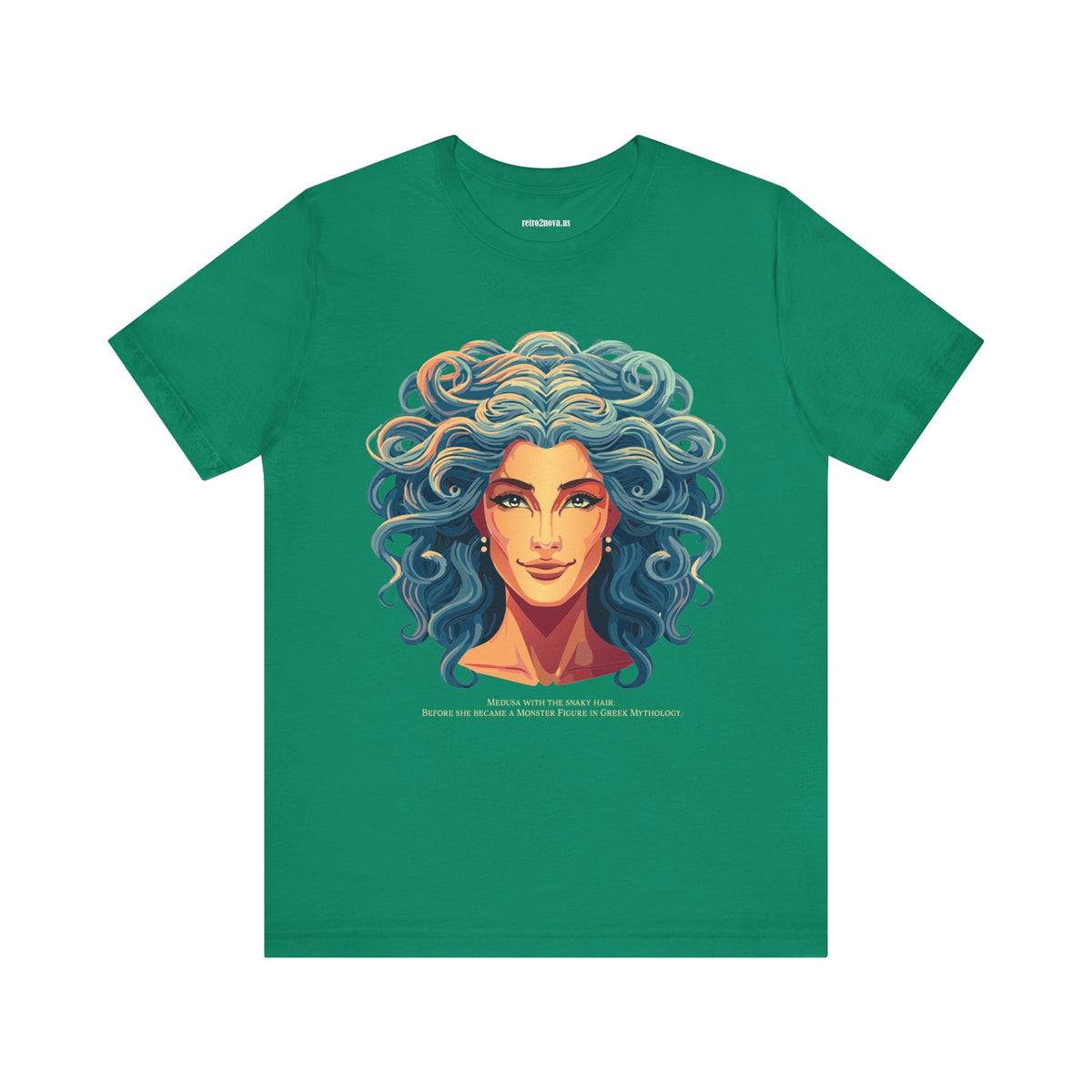Goddess Graphic Unisex Cotton Bella+Canvas Tee with Medusa