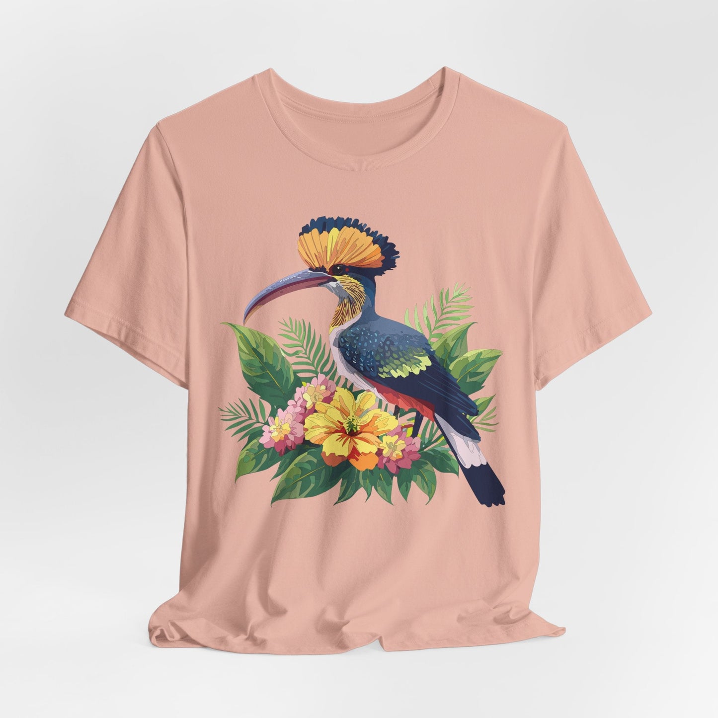 Unisex Animal Tee Shirt With Art Design Wild Animals Short Sleeve Jersey Tee For Everyday