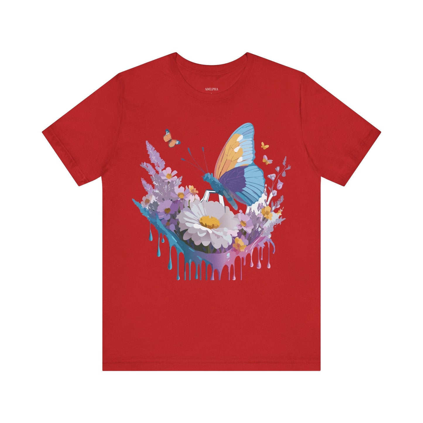 Adelpha Vintage Inspired Graphic Tee Unisex Short Sleeve Shirt
