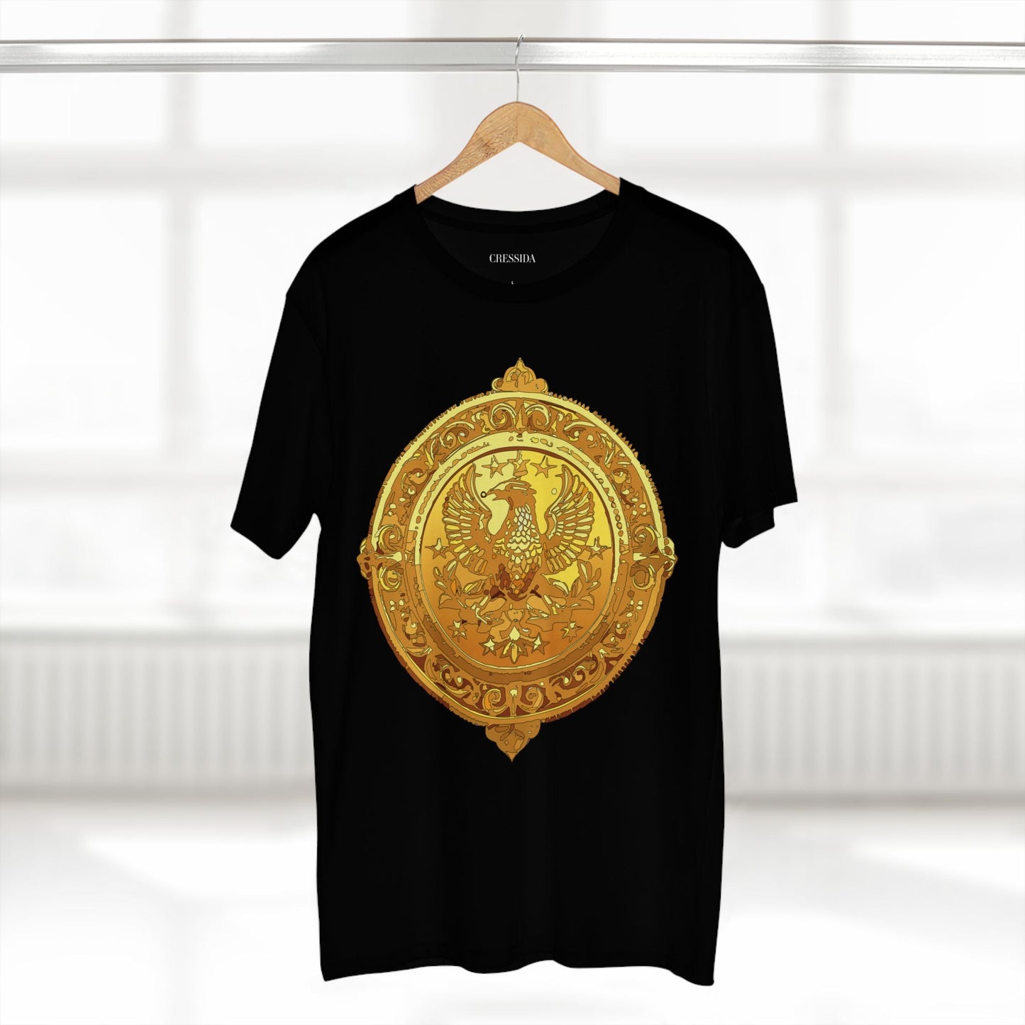 Antique Gold Coin Graphic Design T-Shirt Unisex 100 Cotton With Golden Print Artwork Tee 25